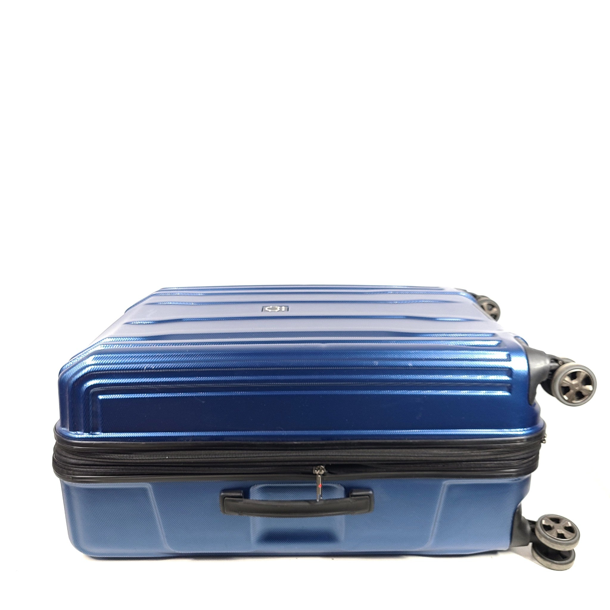 Delsey 27" Spinner Luggage Hardside Light Expandable TSA Locking Suitcase Blue