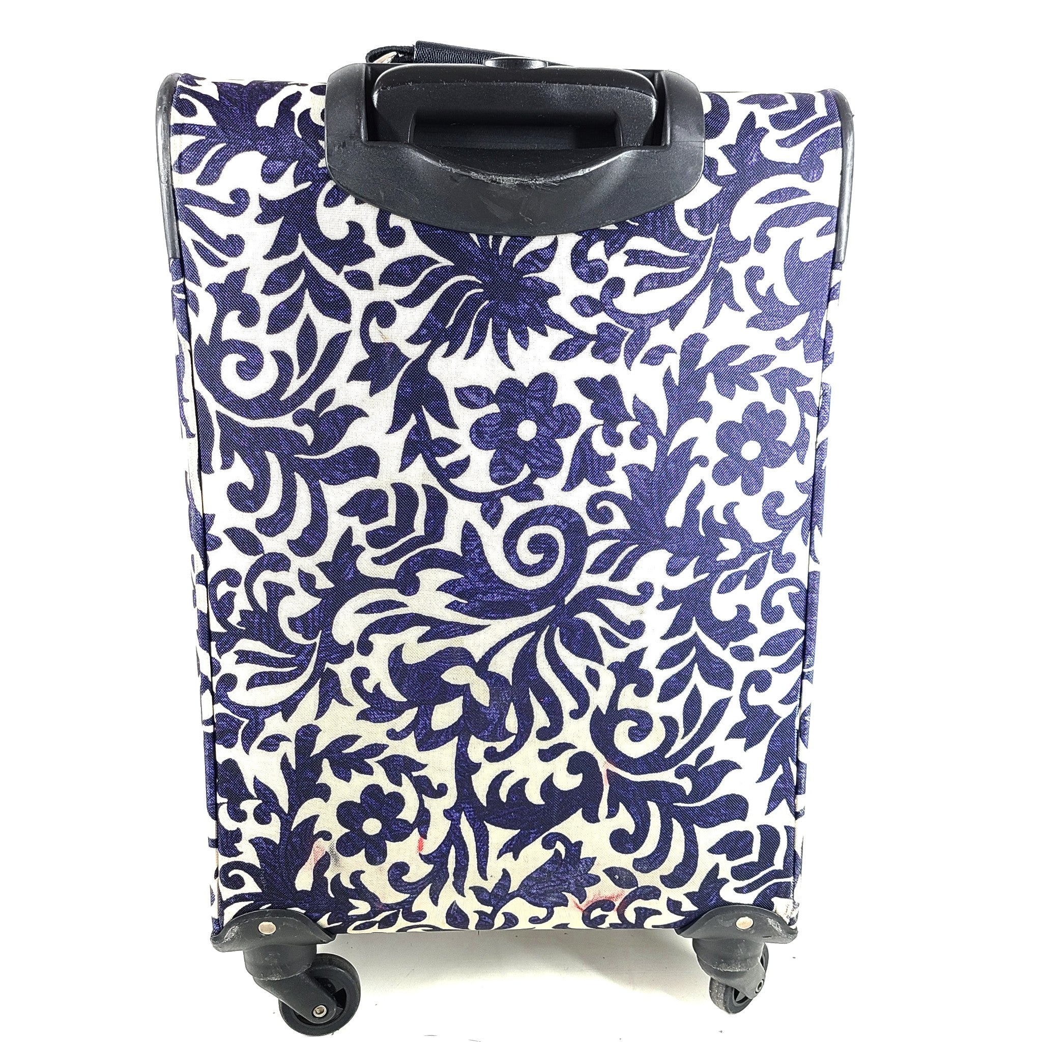 Chaps 23"  Softside Spinner Expanding Carry On Cabin Luggage Floral Pattern