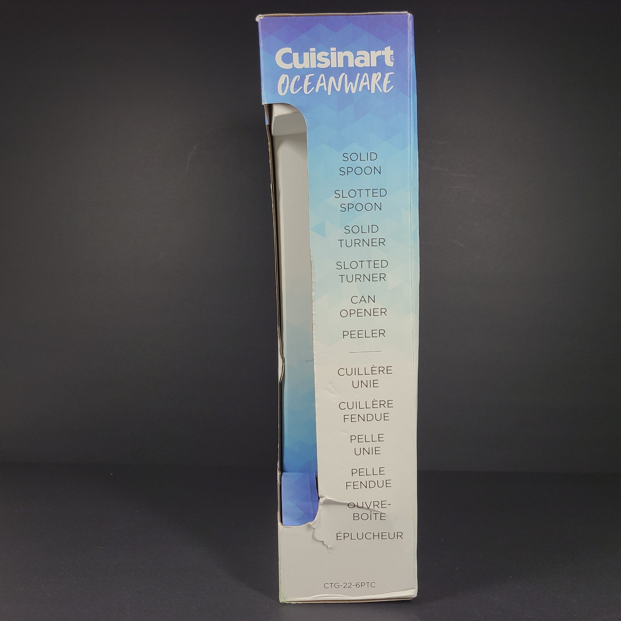 Cuisinart 6-Piece Cooking Utensil Set Oceanware Collection Kitchen Tools Teal