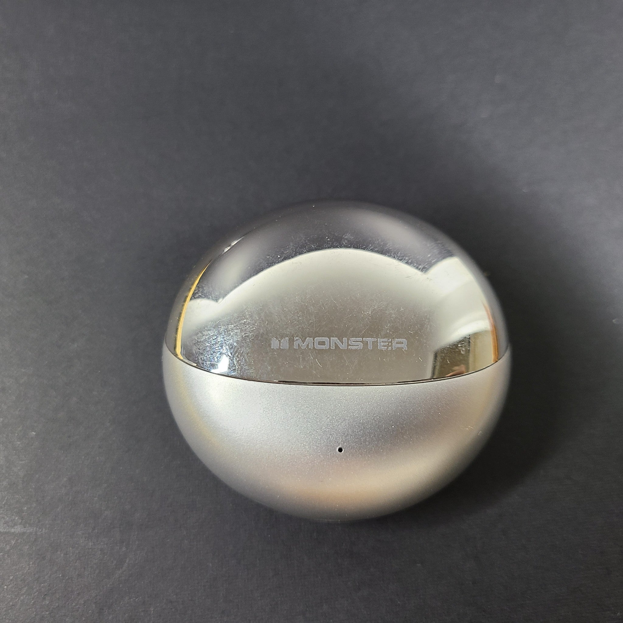 Monster N-Lite 203 AirLinks MH22163 Wireless Earbuds Bluetooth Headphones SILVER