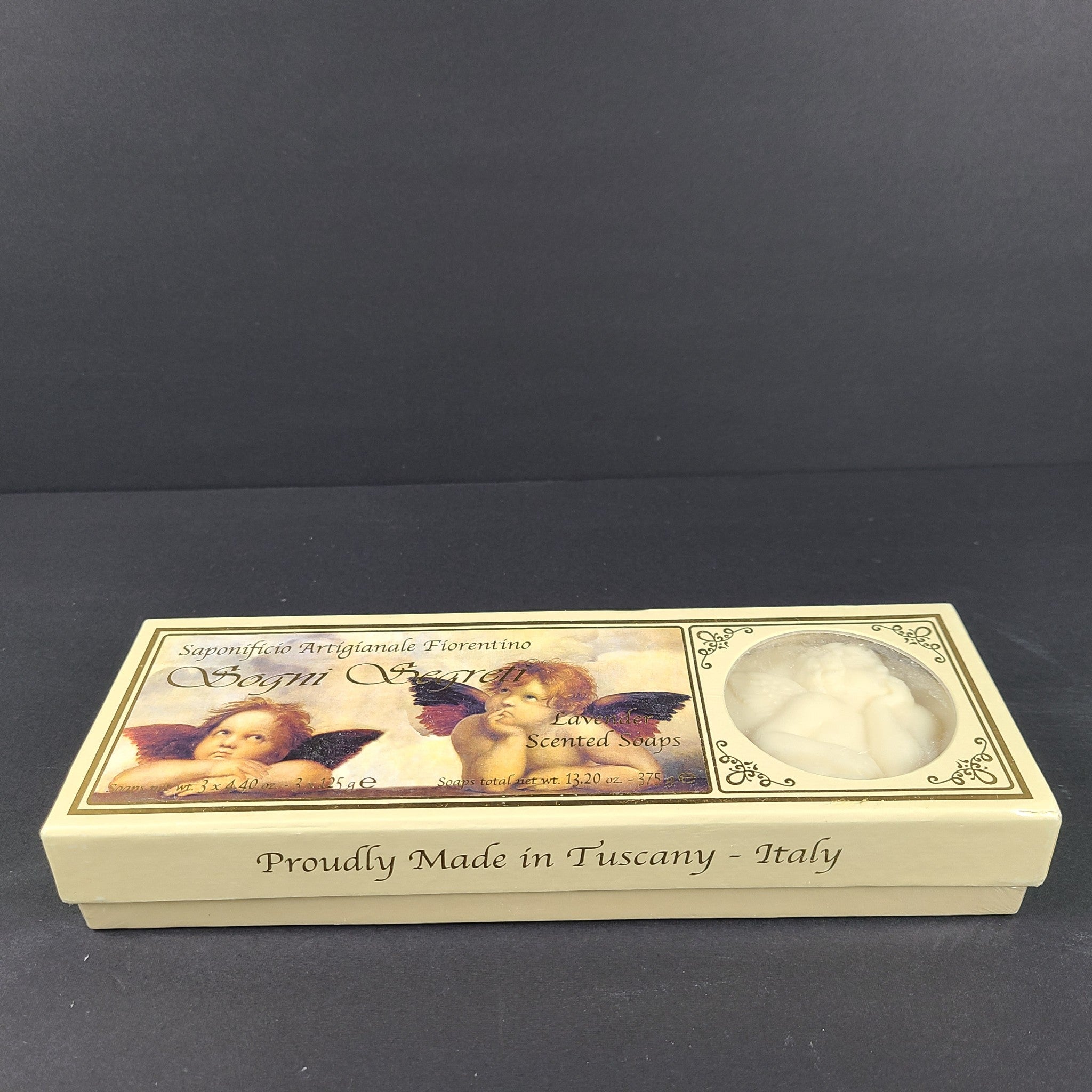 3 x 4.4 oz Handmade Italian Soap Saponificio Artigianale Sogni Segreti