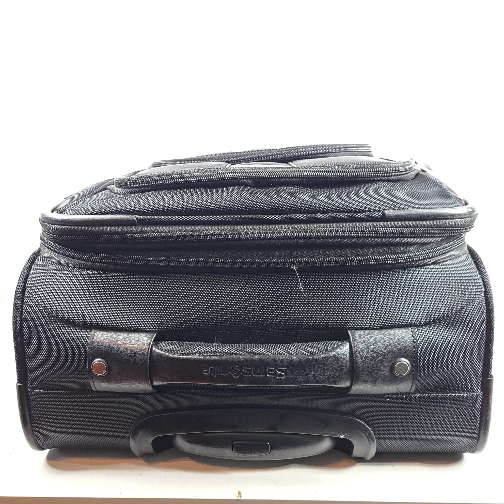 Samsonite 23" Carry On Softside Spinner Expandable Suitcase Luggage - Black V1
