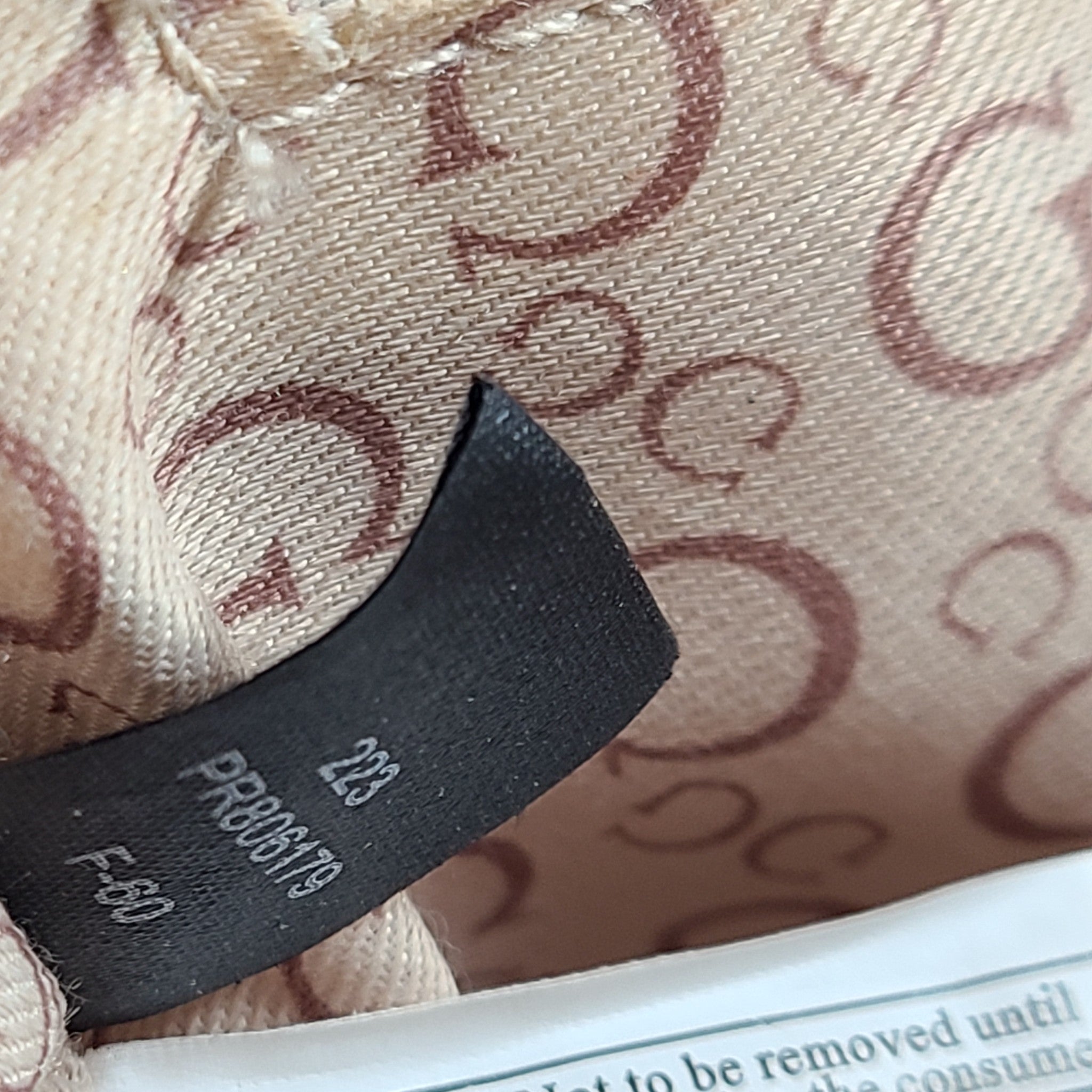 GUESS Crossbody Purse Bag Floral Print Coal Kalei Top-Zip Faux Leather Brown