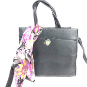 Steve Madden Bolton Crossbody Detachable Strap With Removable Scarf Black