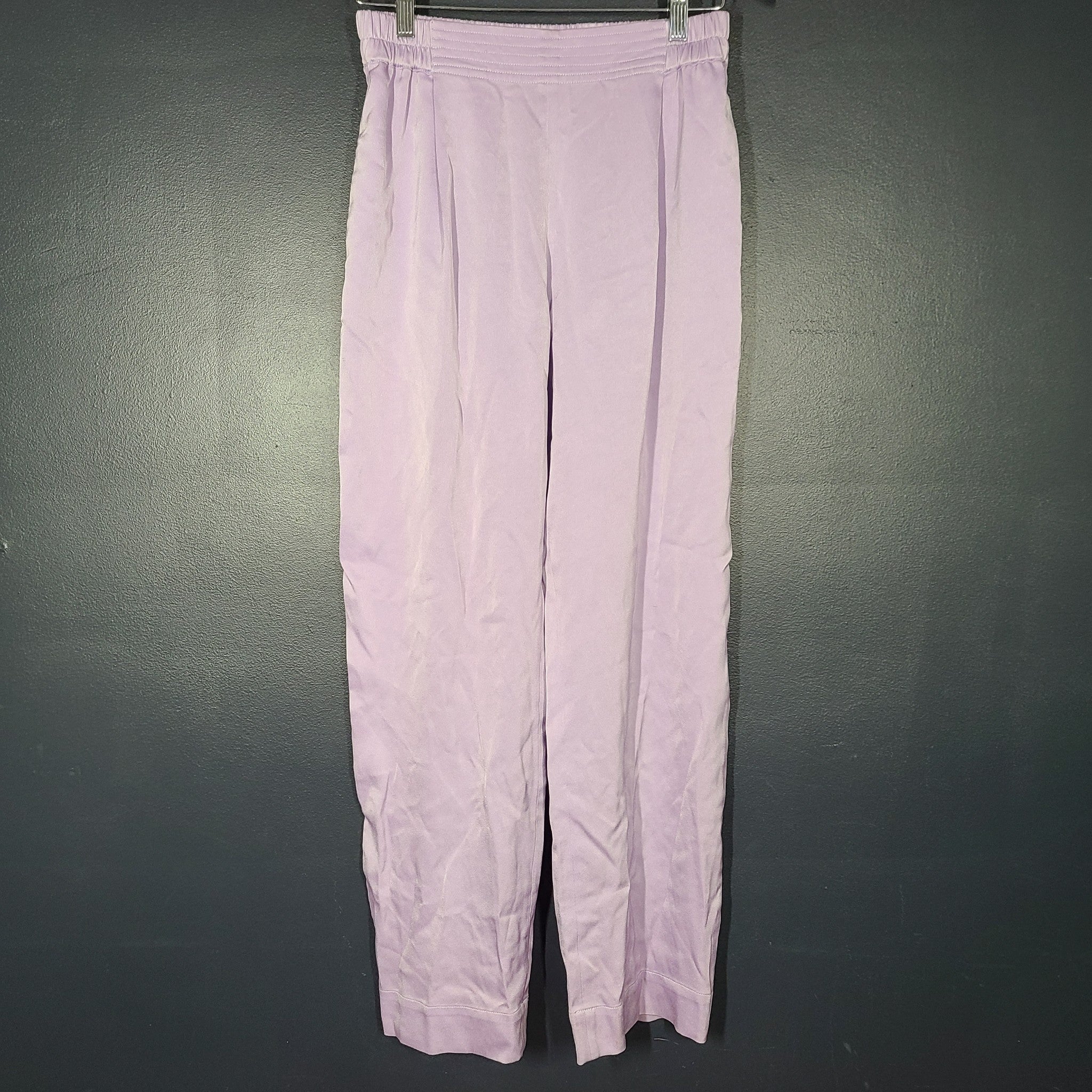 Stine Goya Women's Jelena Straight-Leg Mid Rise Pants Trousers Lilac Sz S
