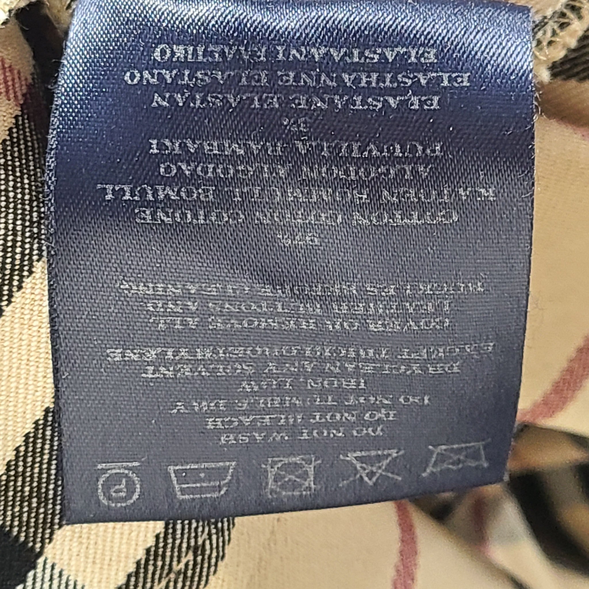 Burberry London Women's Vintage Straight Fit Contrast Check Cotton Pants 29"