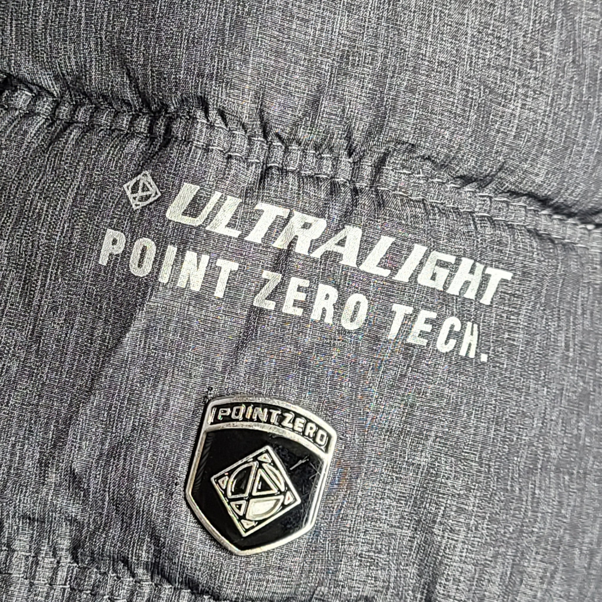 Point Zero Men's Hooded Lightweight Puffer Jacket Windproof Waterproof Blue 3XL