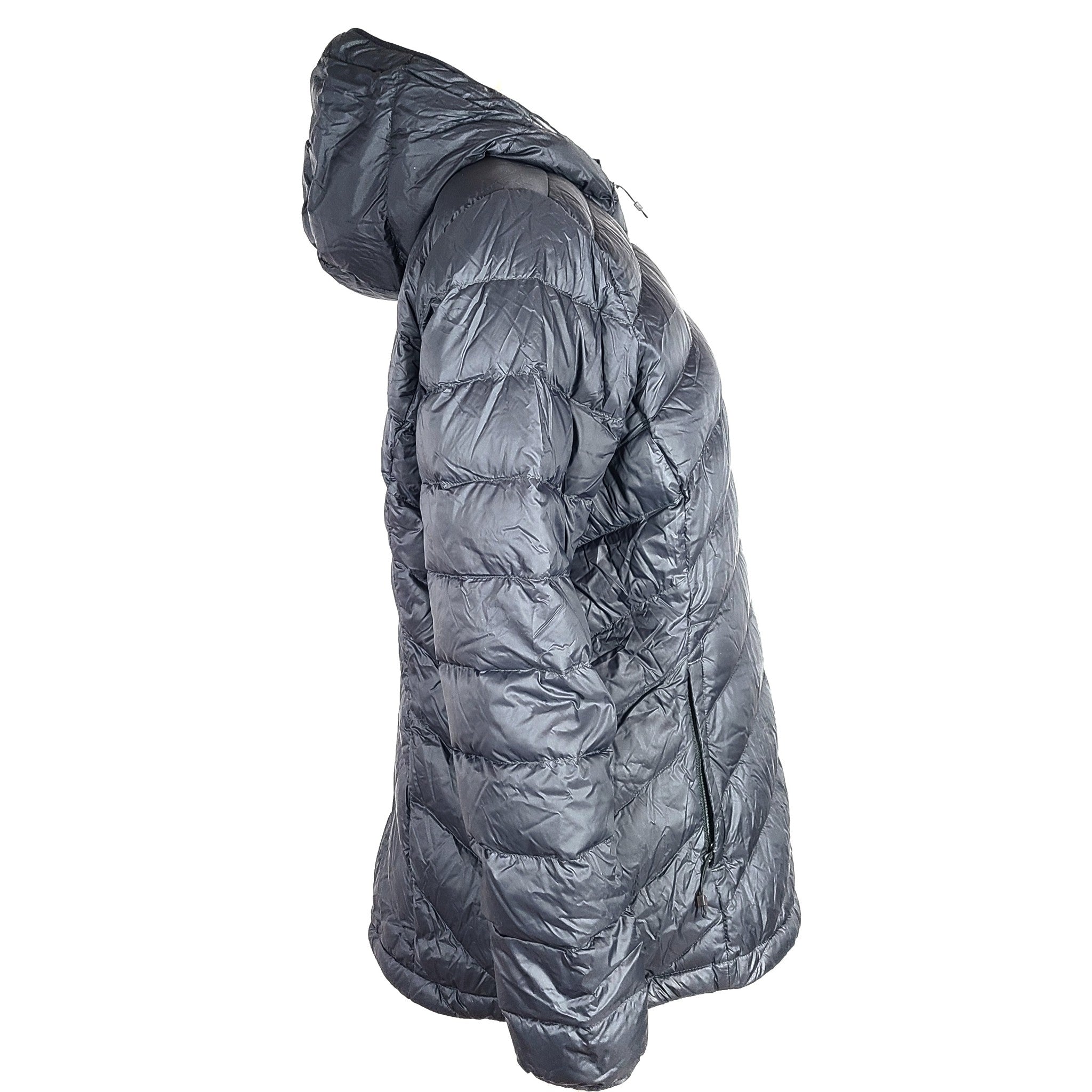 Paradox Women's Laurie Hooded Jacket Down Nylon Filling Black Sz XL