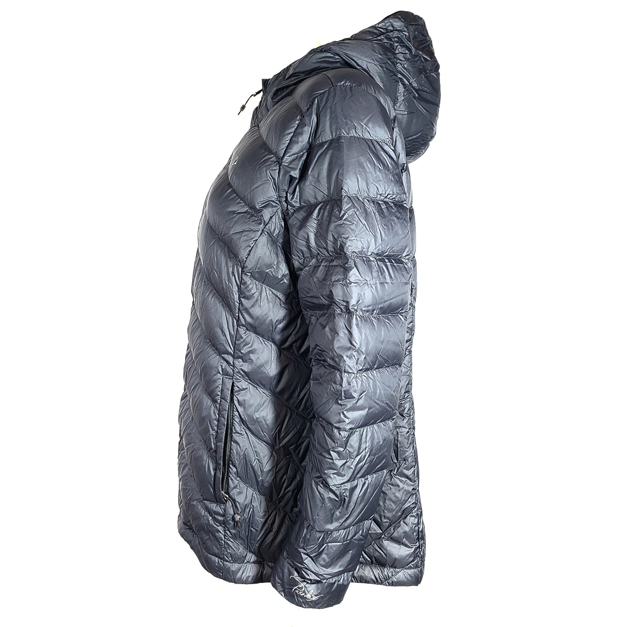 Paradox Women's Laurie Hooded Jacket Down Nylon Filling Black Sz XL