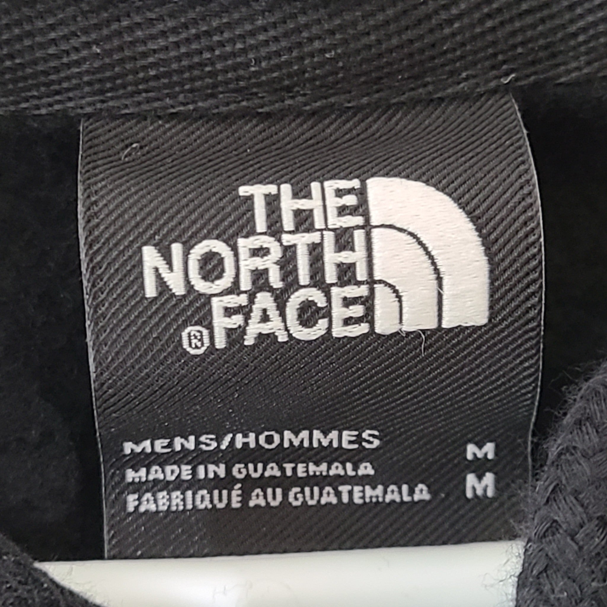 The North Face Men's Throwback Pullover Logo Print Hoodie Black Sz M