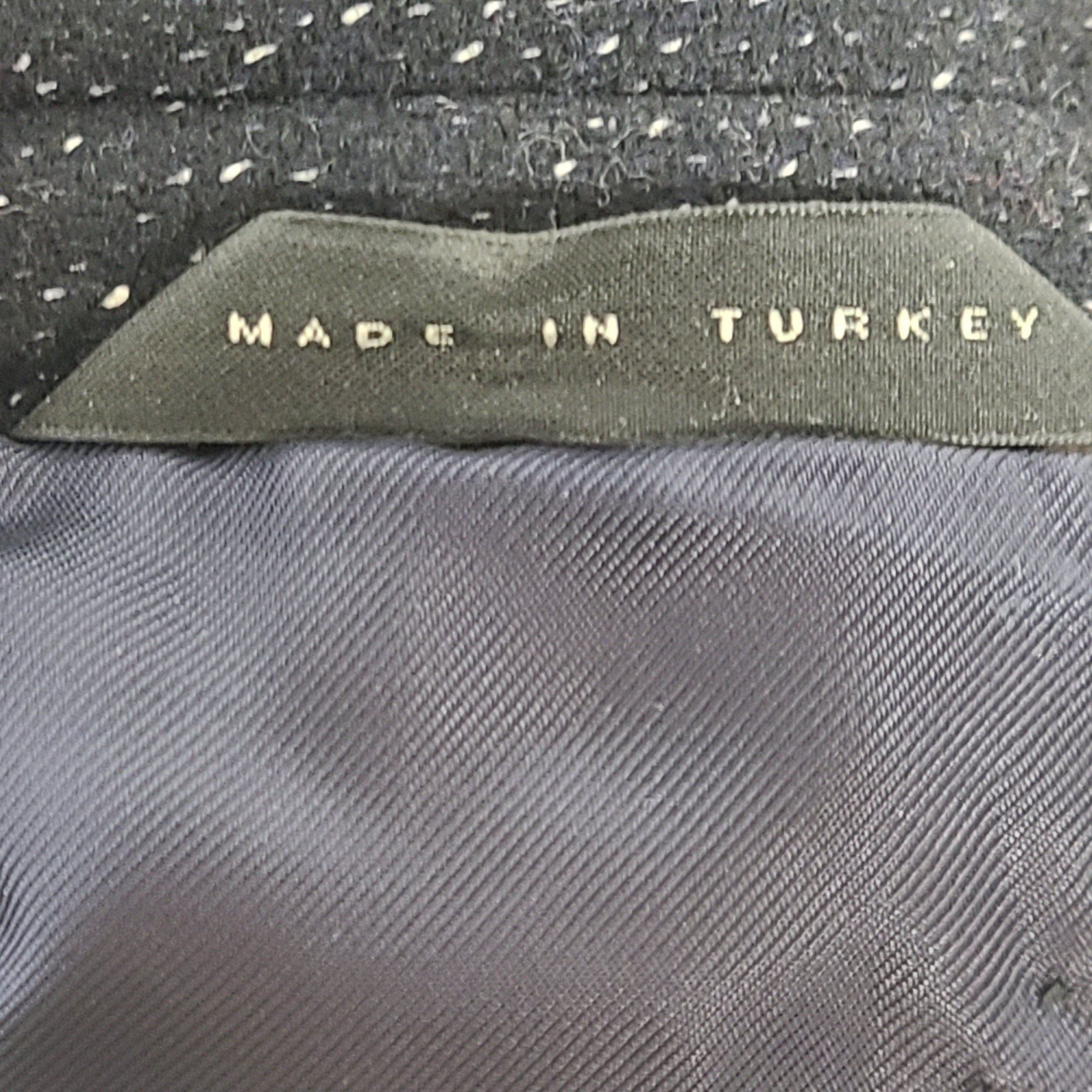 Hugo Boss Nobis 3 Men's Textured Wool Blend Two Button Blazer Black Sz 38R