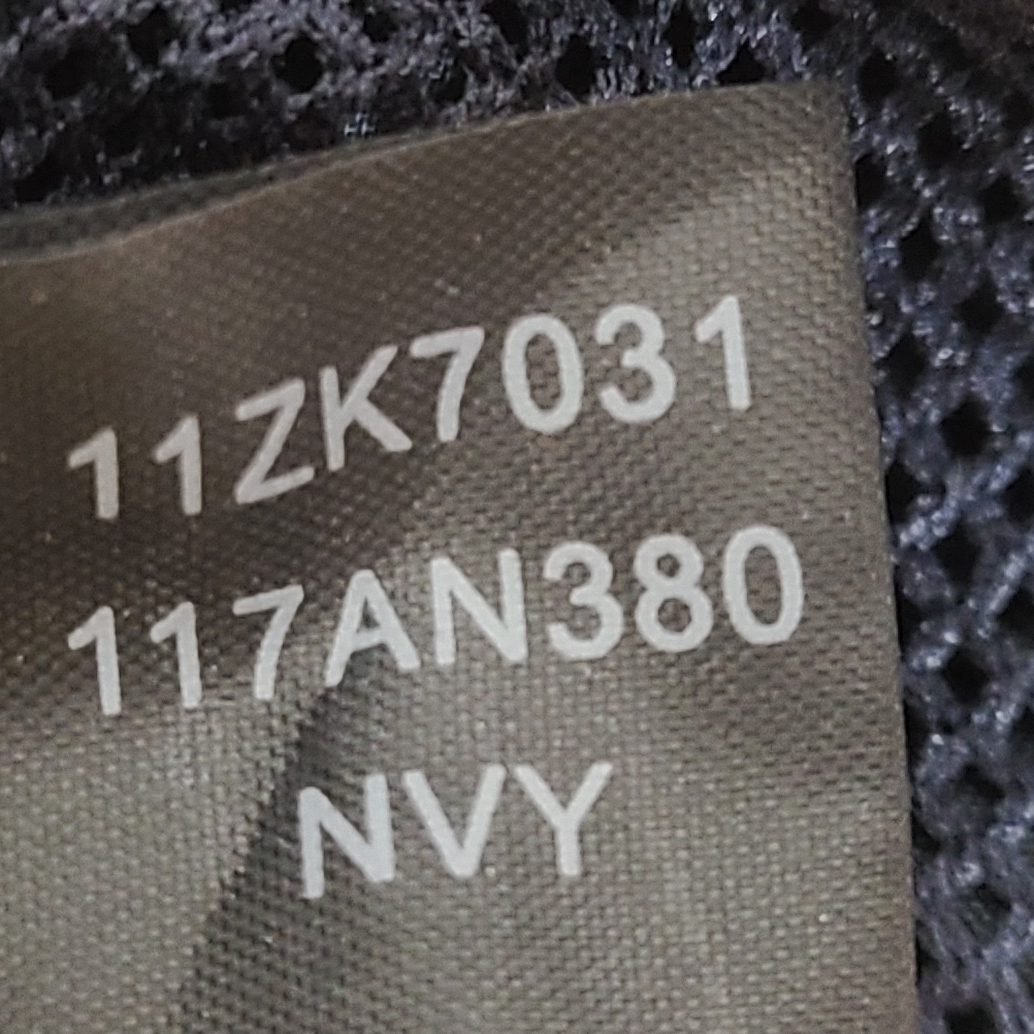 Guess Men's Bomber Jacket Nylon Embroidered Navy Blue Sz L READ