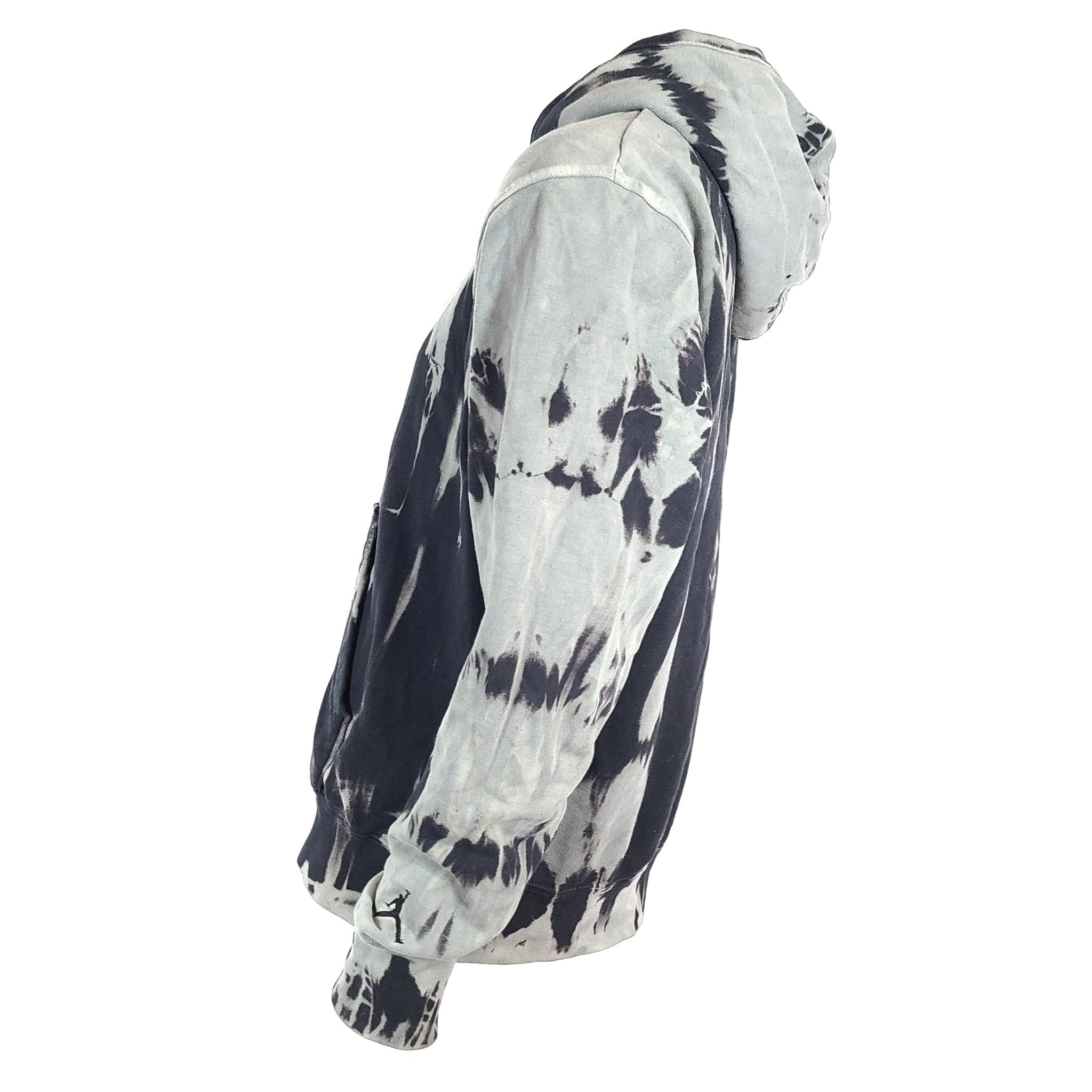 Nike Jordan Men's Sport DNA Statement Fleece Hoodie DJ0225-100 Black Gray Sz M