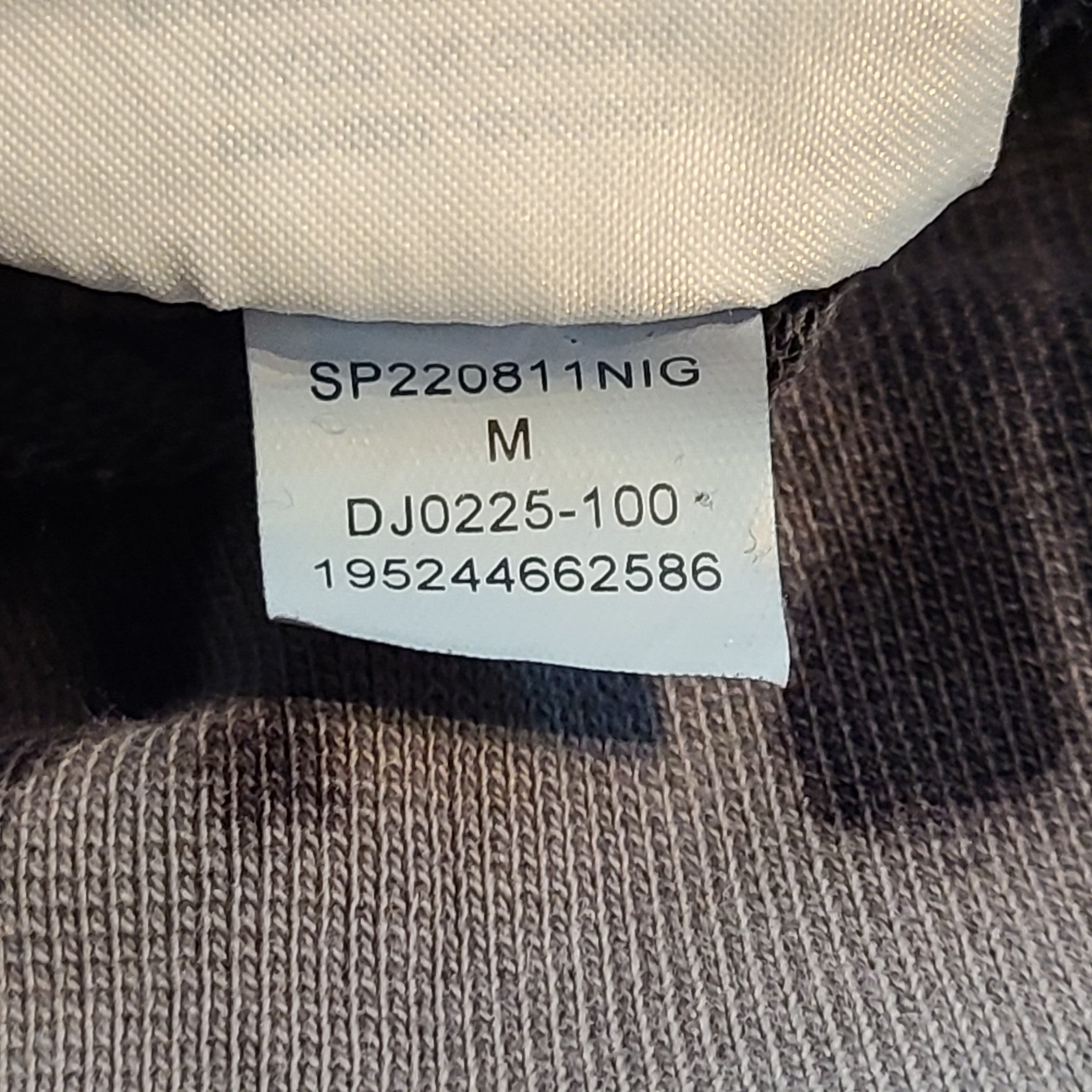 Nike Jordan Men's Sport DNA Statement Fleece Hoodie DJ0225-100 Black Gray Sz M