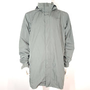 Bimini Bay Men's Mid-Length Rain Coat Jacket Windbreaker Packable Hood Green XL