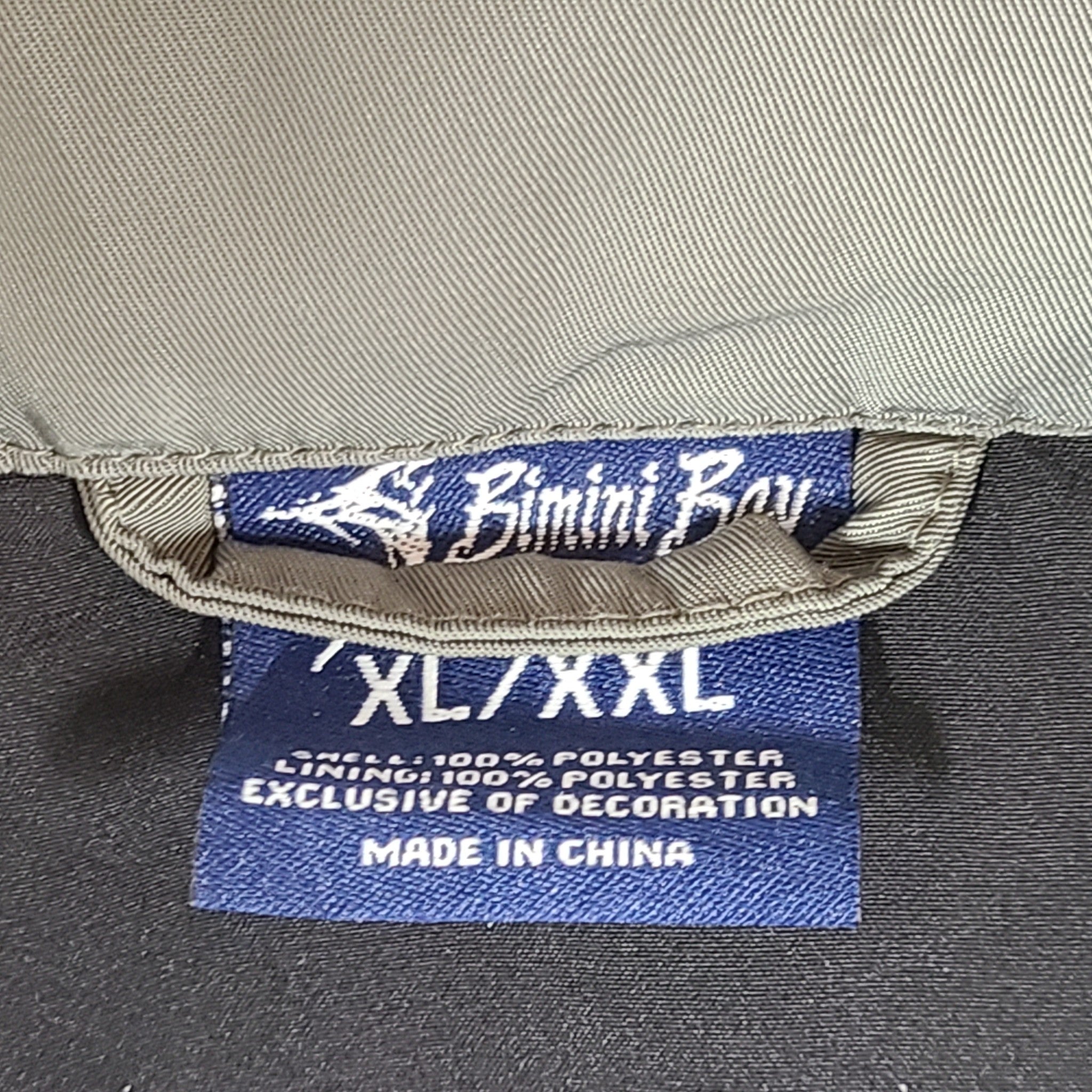 Bimini Bay Men's Mid-Length Rain Coat Jacket Windbreaker Packable Hood Green XL