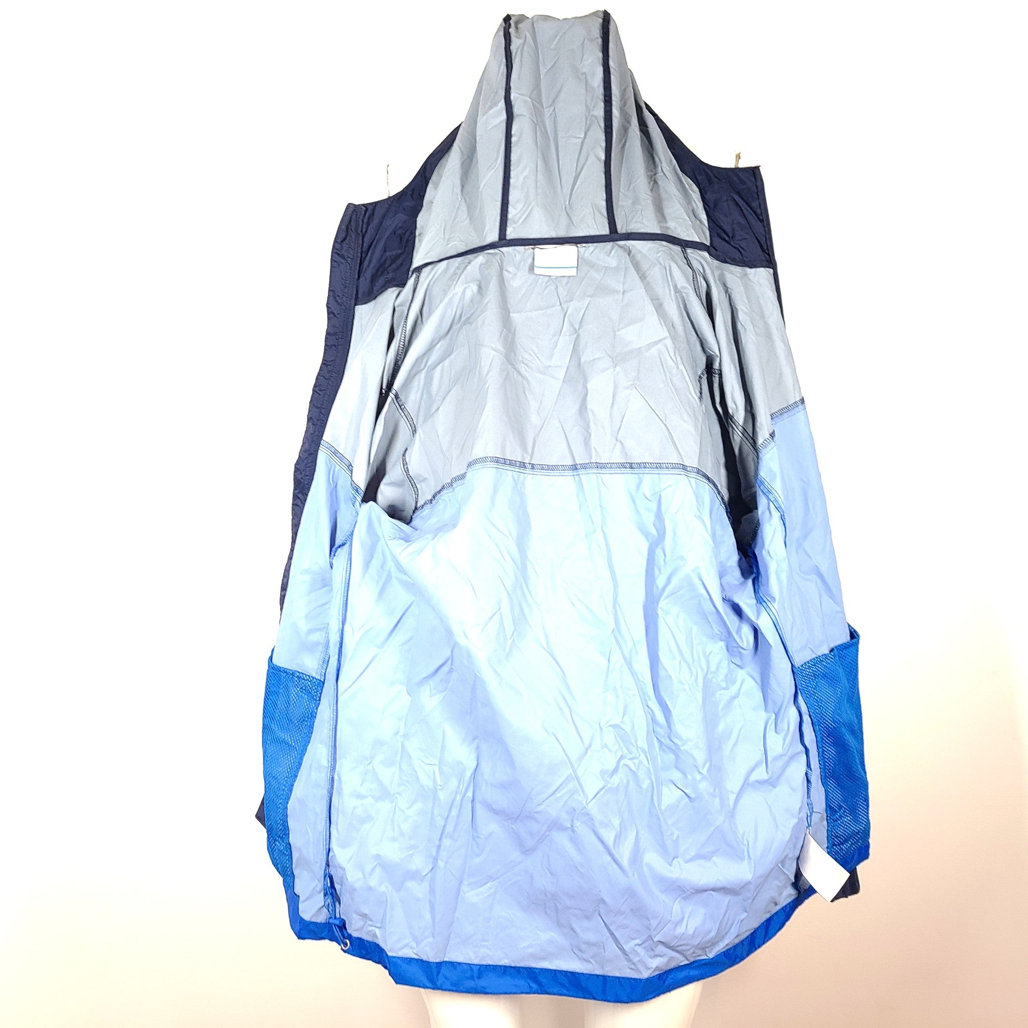 Columbia Men’s Watertight II Rain Jacket Hooded Lightweight Blue Size S