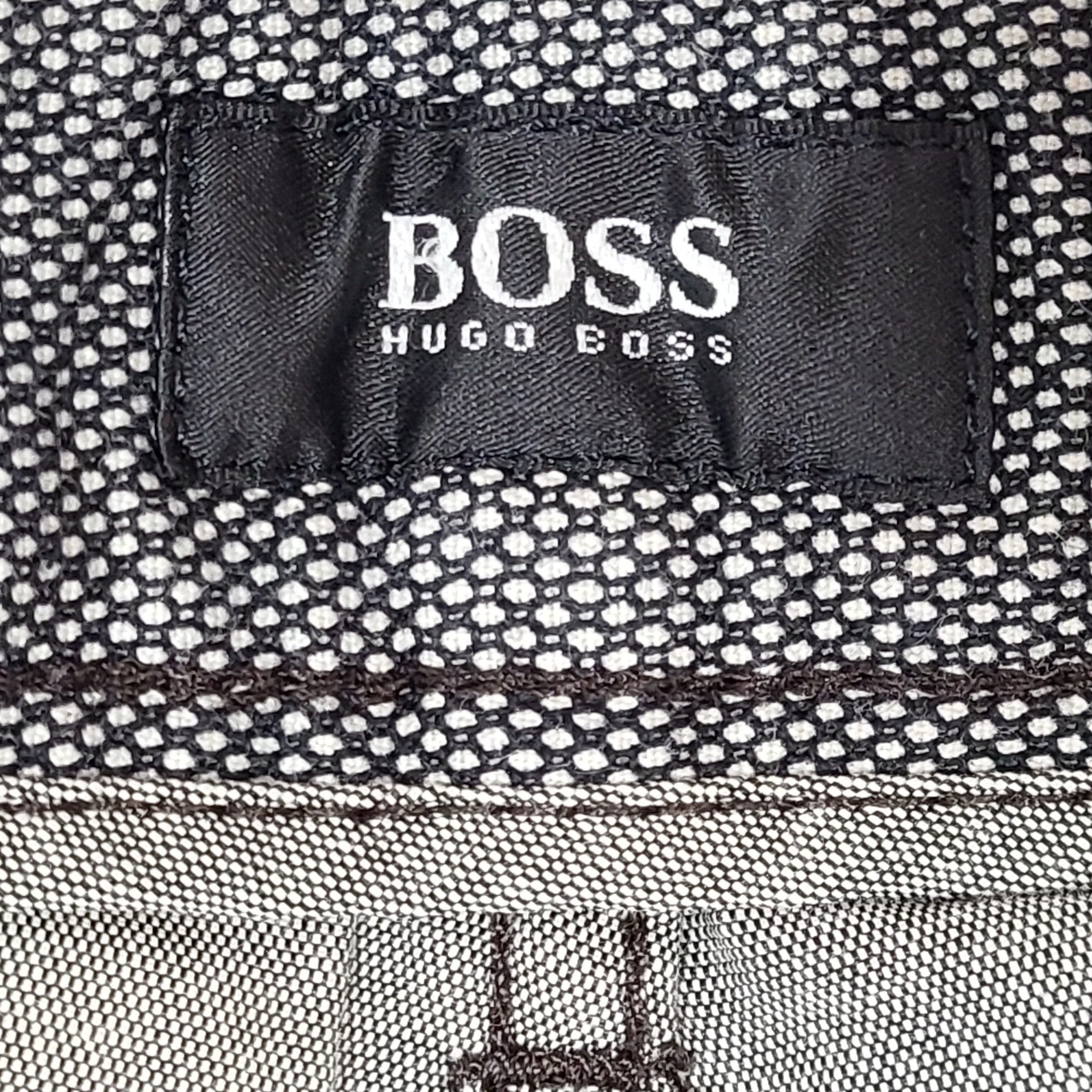 Hugo Boss Men's Twill Delaware3-20 Pants Stretch Cotton Blend Dark Gray Sz 32/34