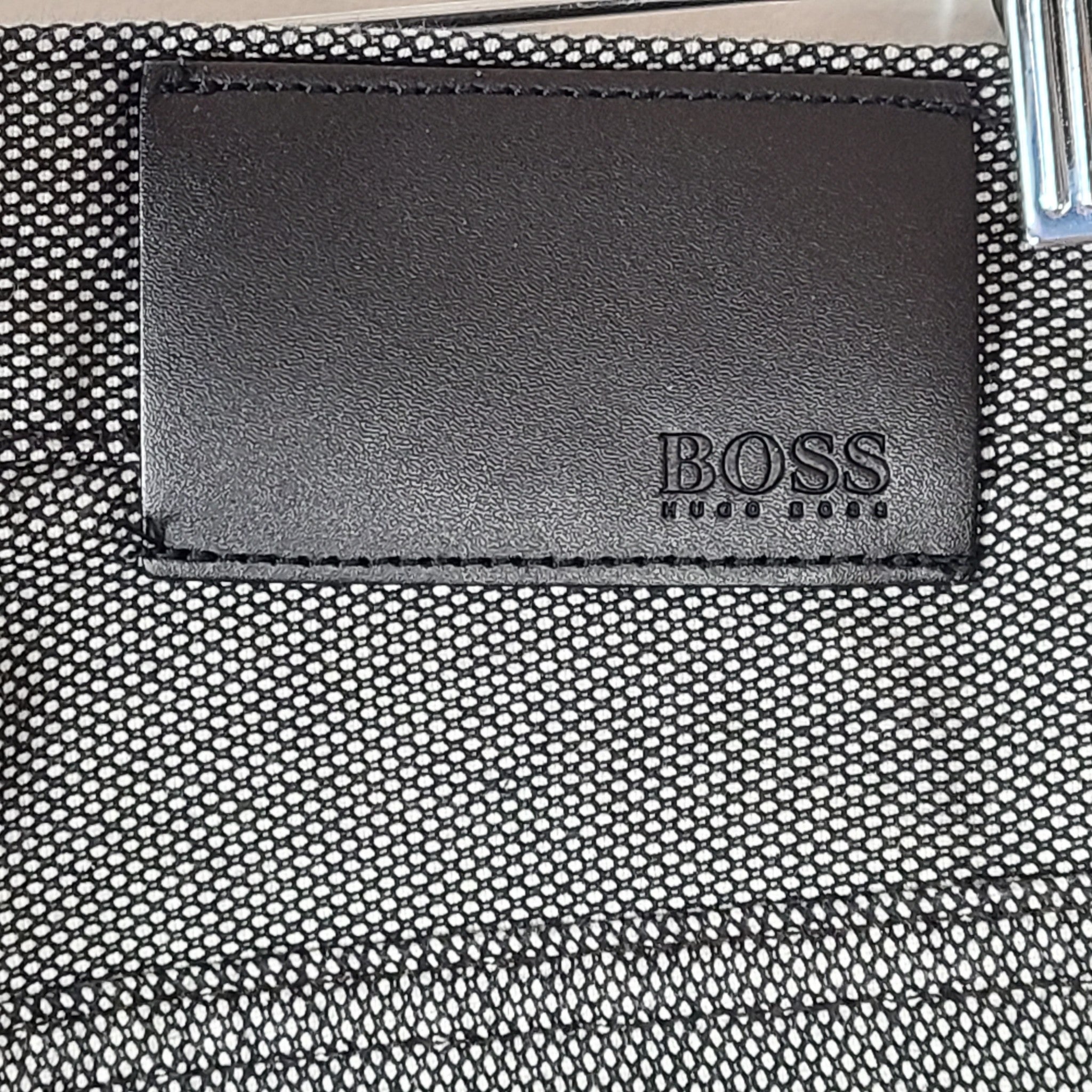Hugo Boss Men's Twill Delaware3-20 Pants Stretch Cotton Blend Dark Gray Sz 32/34
