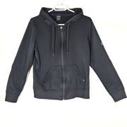 Oakley Women's Poly Hooded Full-Zip Sweatshirt Hoodie Black Sz M READ