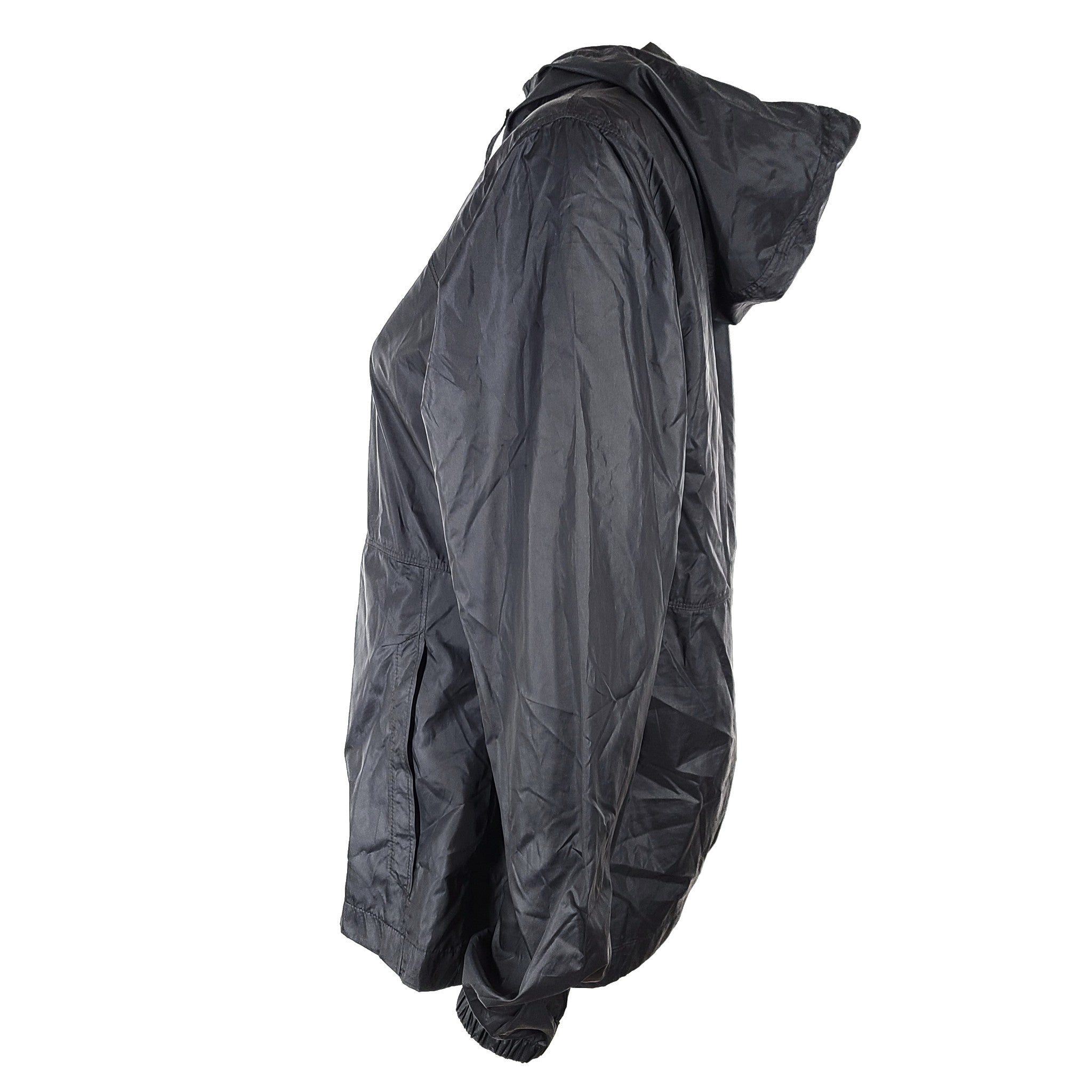 Columbia Women’s Centre Ridge Windbreaker Lighweight Shell Jacket Black Sz S