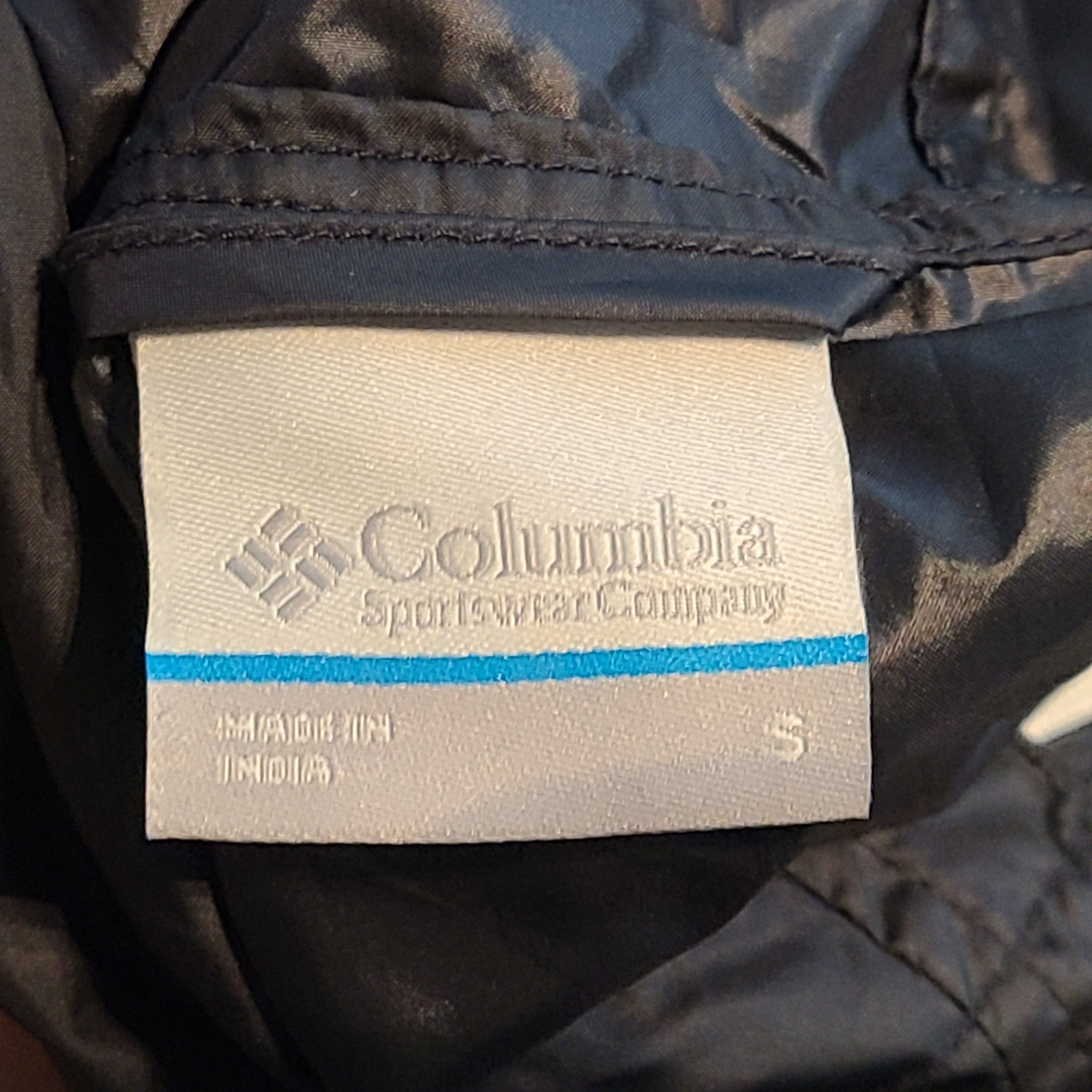 Columbia Women’s Centre Ridge Windbreaker Lighweight Shell Jacket Black Sz S