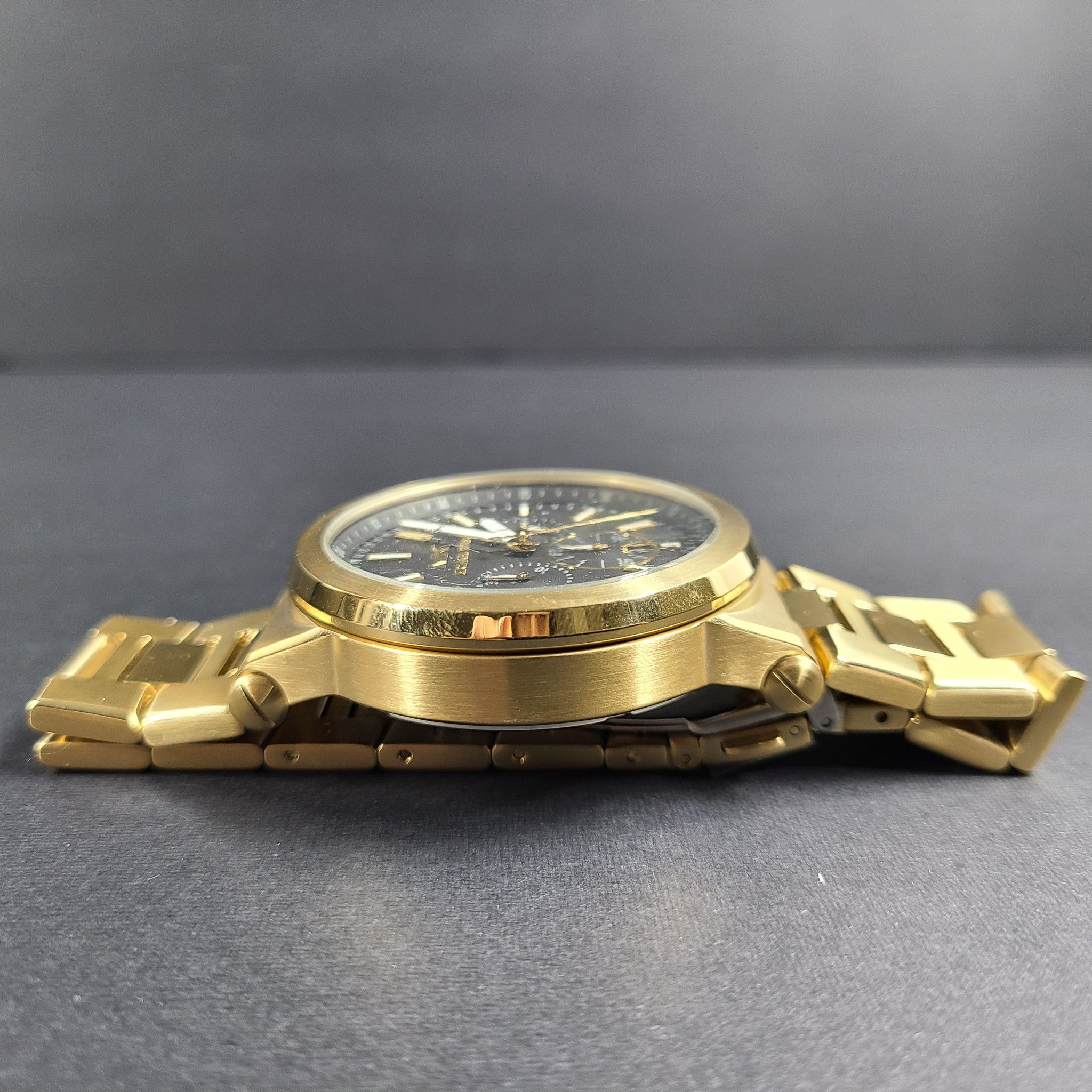 Michael Kors Men's Dylan MK8731 Chronograph Quartz Watch Gold-Tone NEW