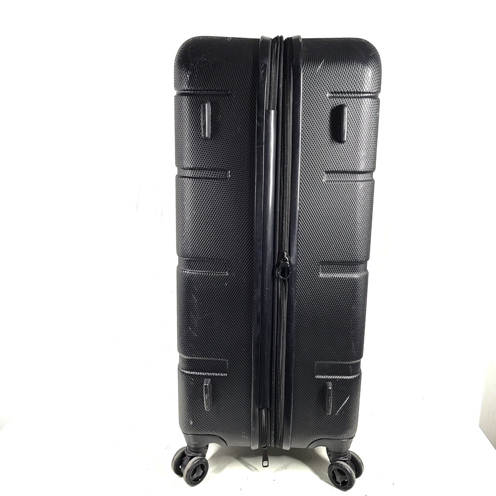 Bugatti 30" Large Hardside Spinner Luggage Check In Suitcase Expand Lock Black