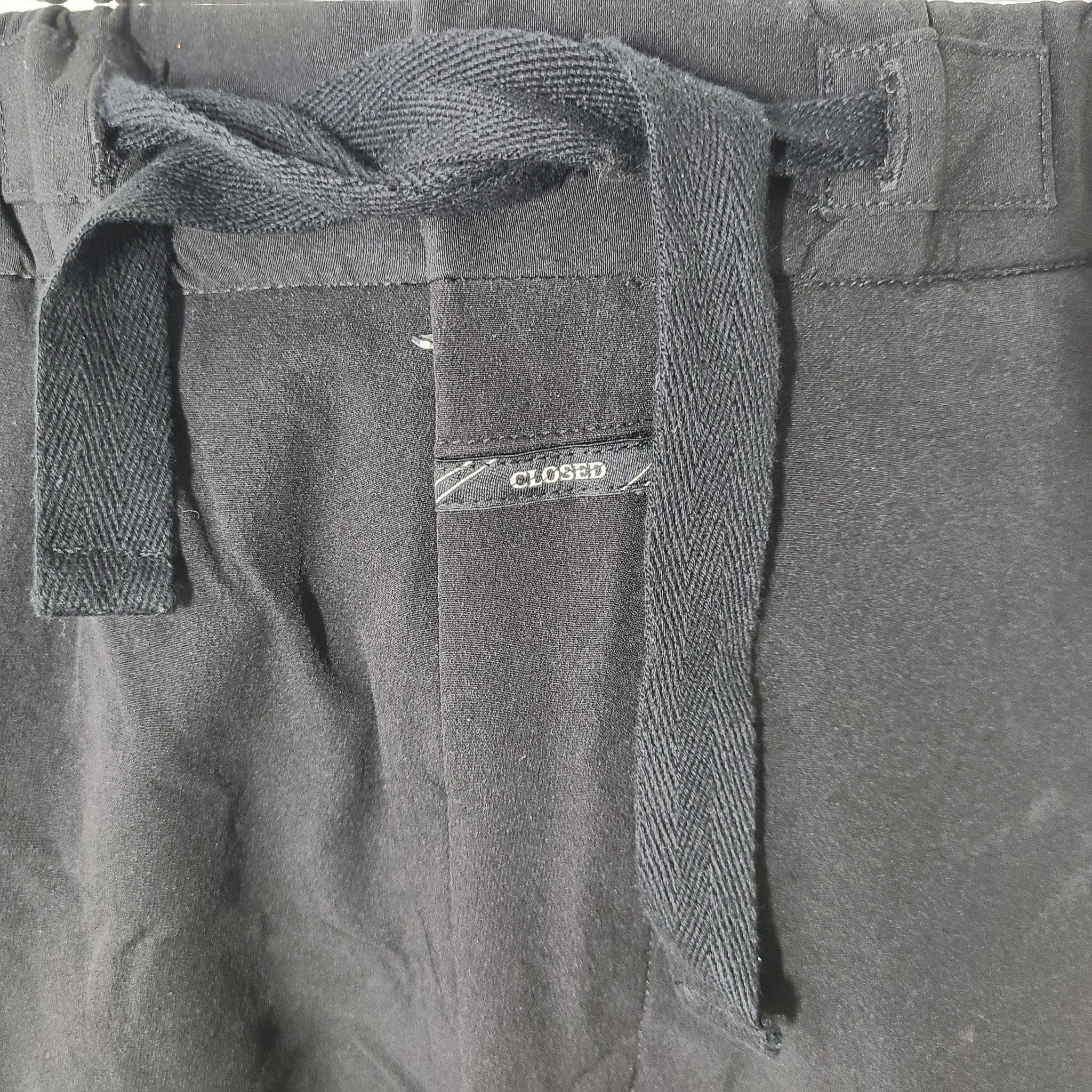 Closed Men's Freeport Cargo Pants 24SS Nylon Loose Fit Black Sz 29