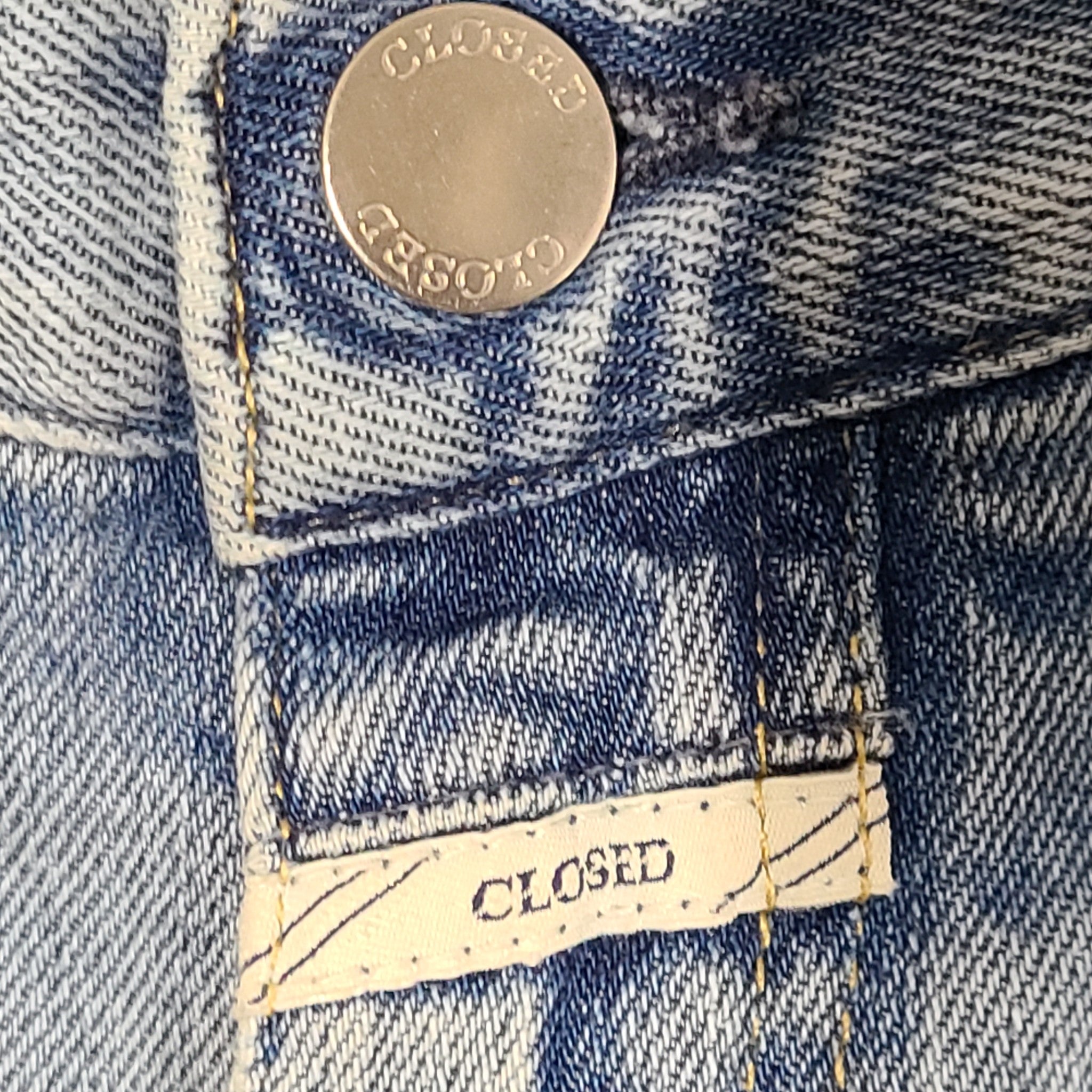 Closed Men's Cooper True Pants Stretch Jeans Straight Cut Light Blue Sz 33