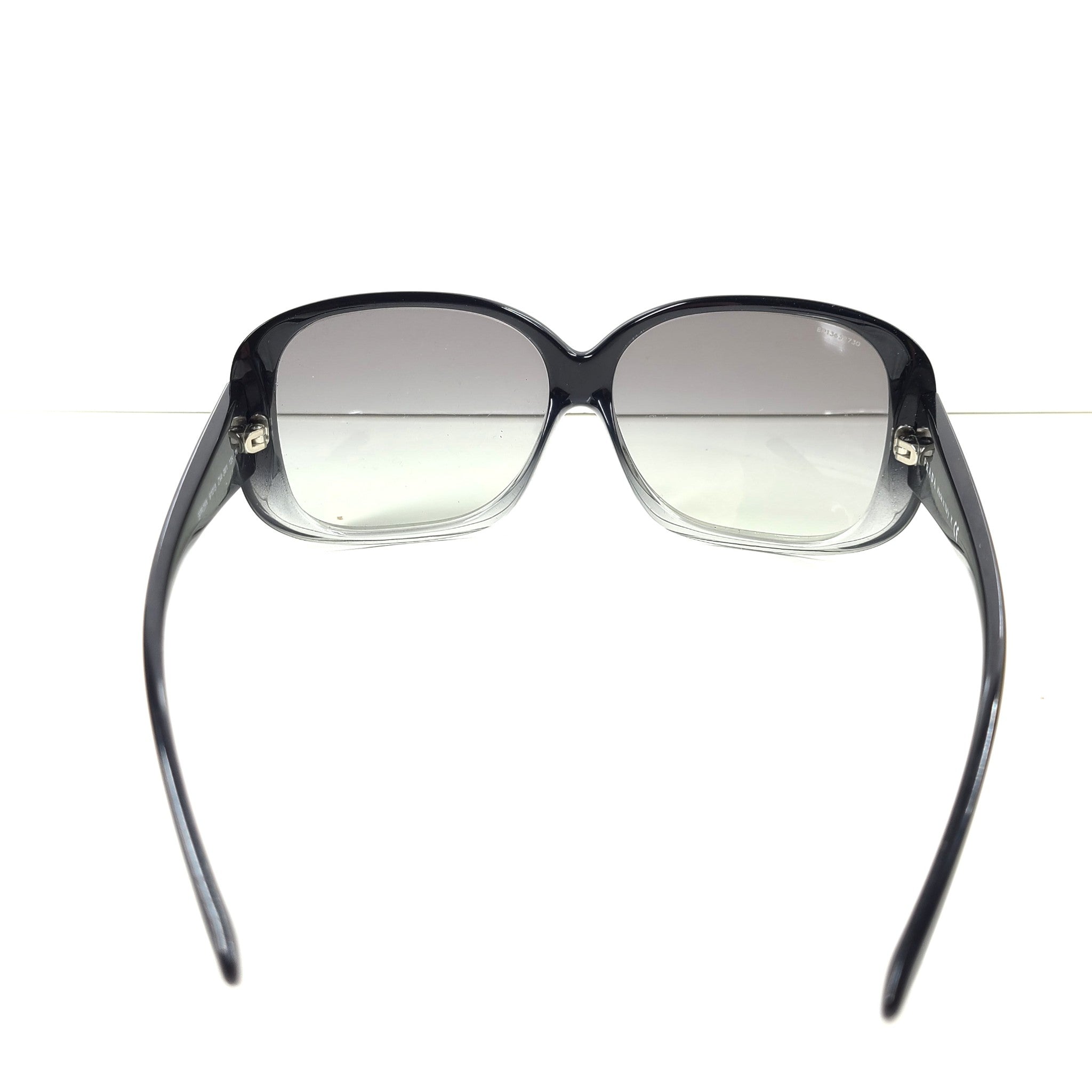 Prada Avorio SPR 25N Sunglasses 61-13 135 Black/Gray Gradient Gray Lens