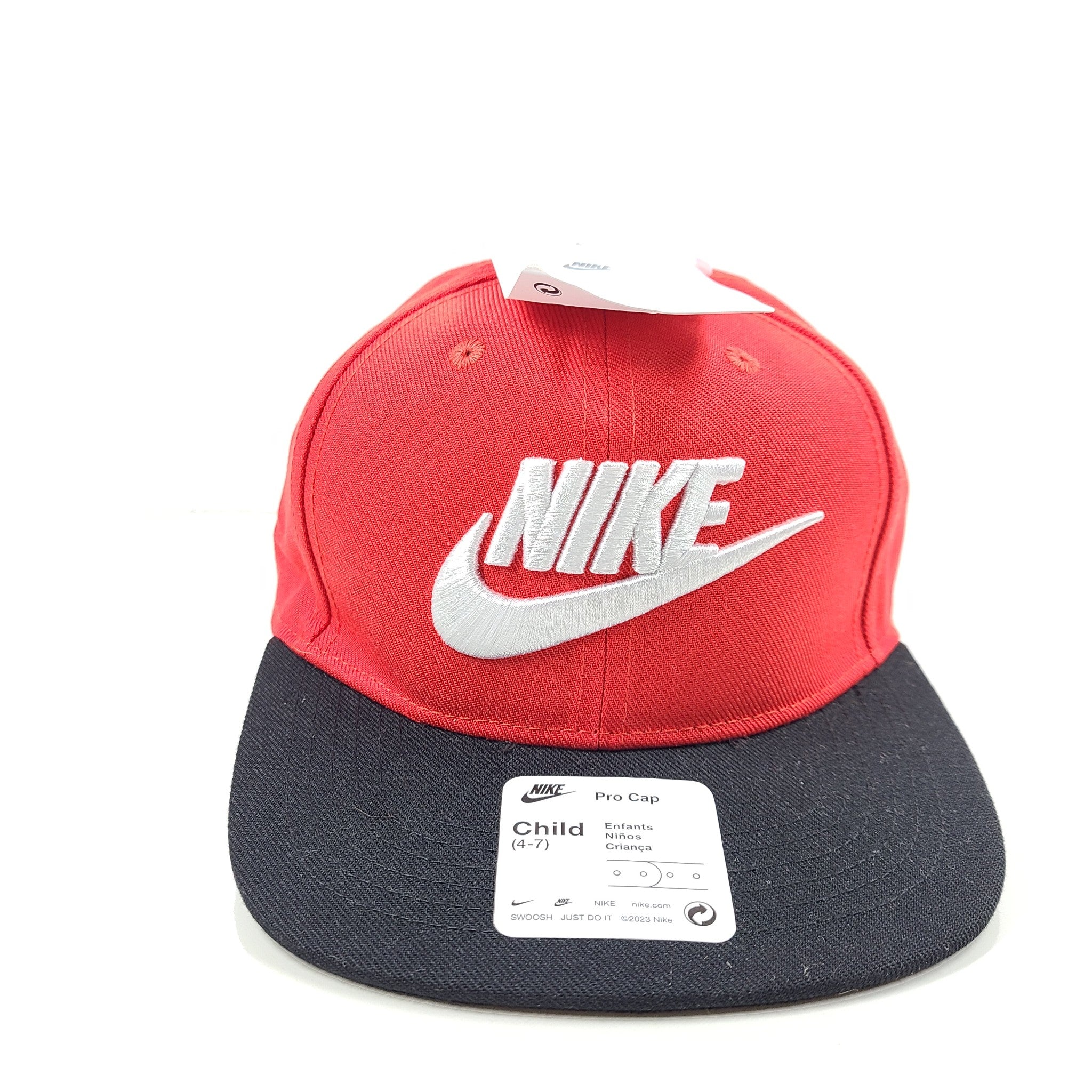Nike Kids' Pro Adjustable Hat Baseball Cap 8A2560-B8W Dri-Fit 4-7 Y