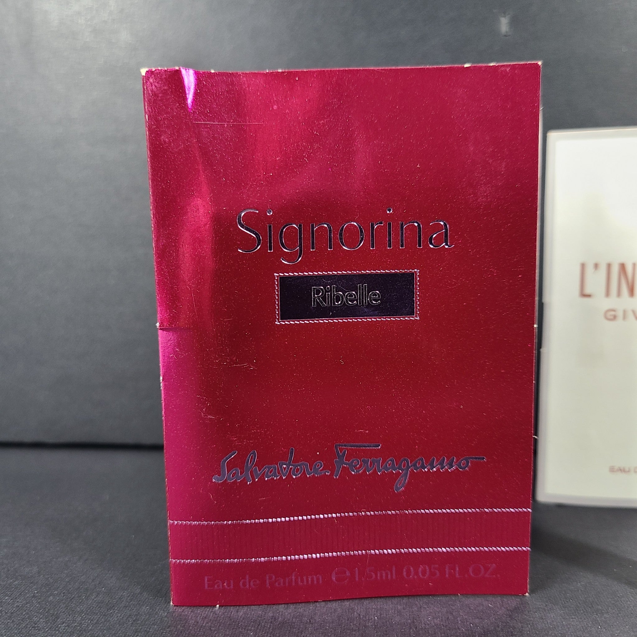 4x 0.05mL Fragrances for Her Salvatore Ferragamo, Prada, Givenchy, Issey Miyake