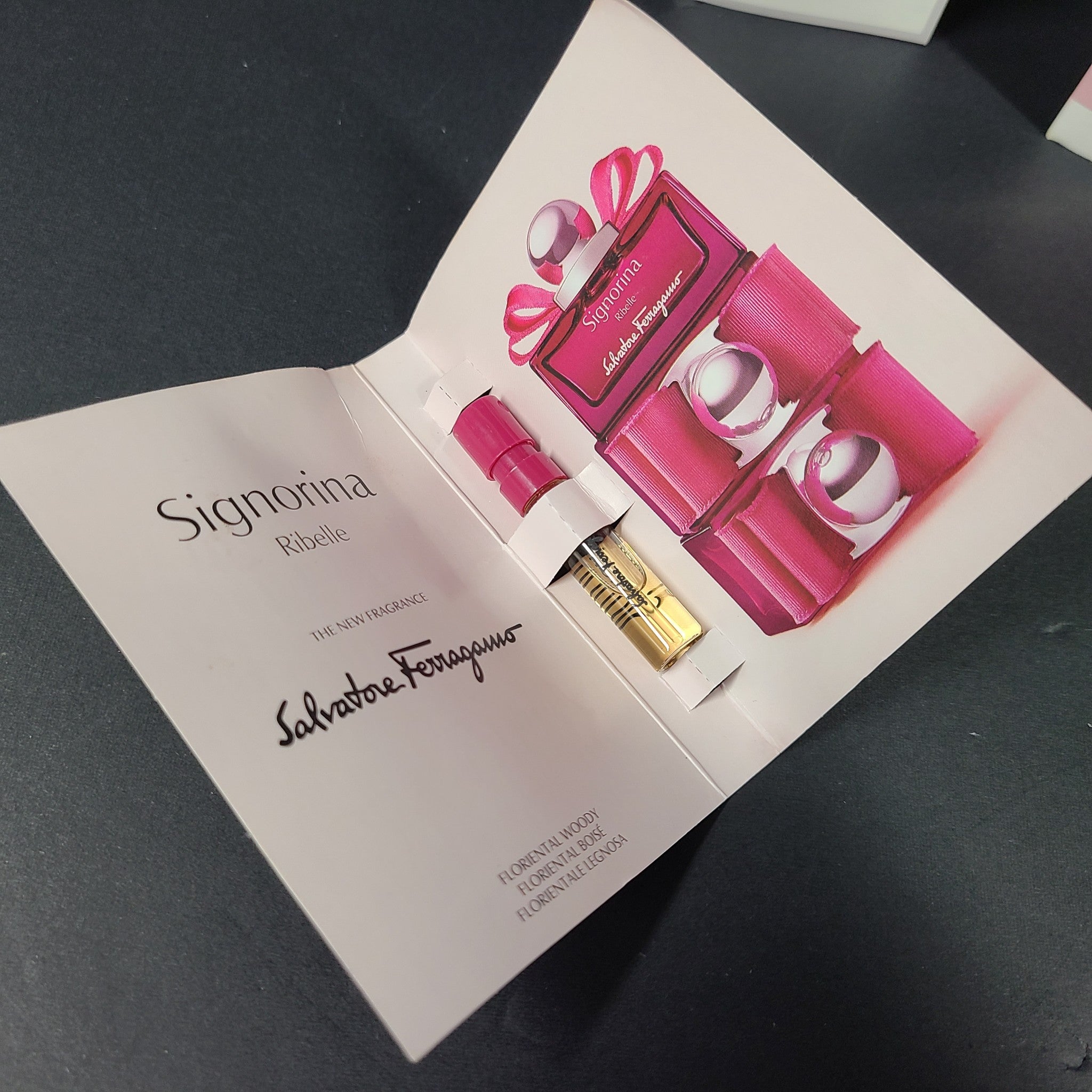 4x 0.05mL Fragrances for Her Salvatore Ferragamo, Prada, Givenchy, Issey Miyake