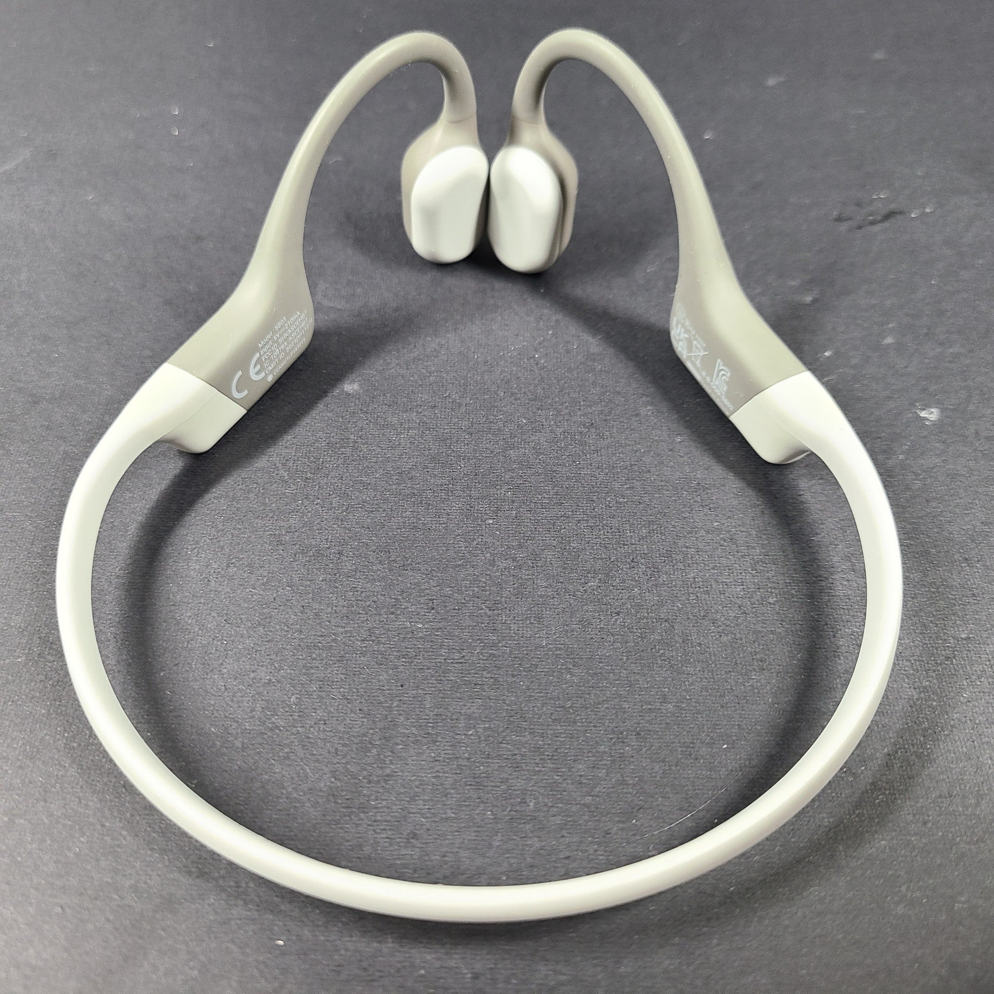 AfterShokz Aeropex AS803 Open Ear Bluetooth Wireless Headphones - Gray