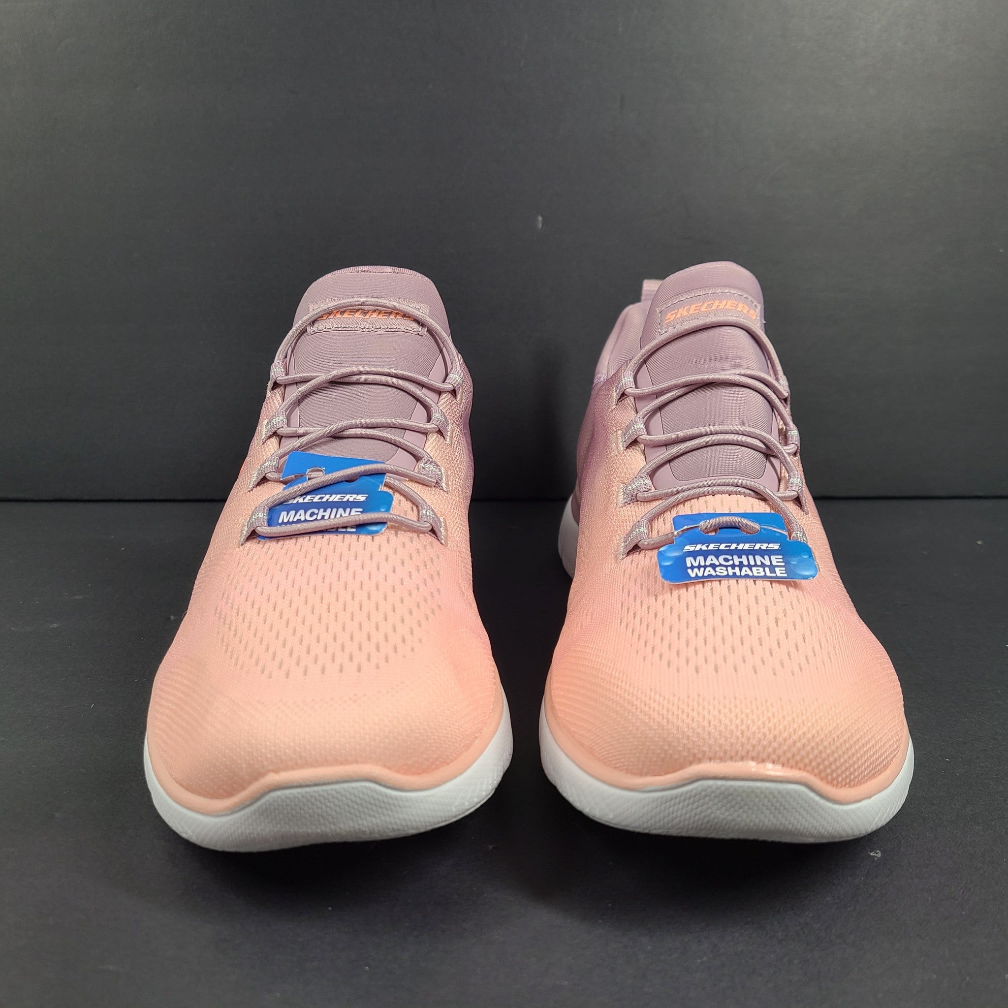 Skechers Summits Sneakers Memory Foam Bright Charmer Ombre Pink Purple Sz 8.5