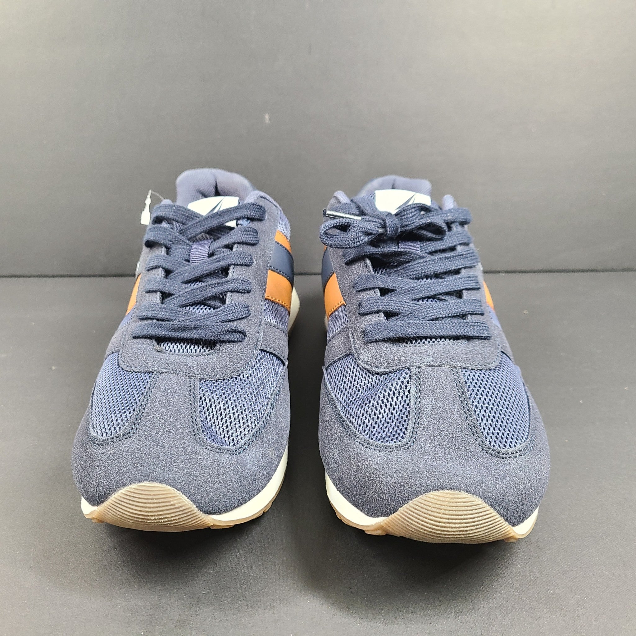 Nautica Men's Kelvin Sneakers Low Top Retro Comfort Cushioned Navy Sz 9.5