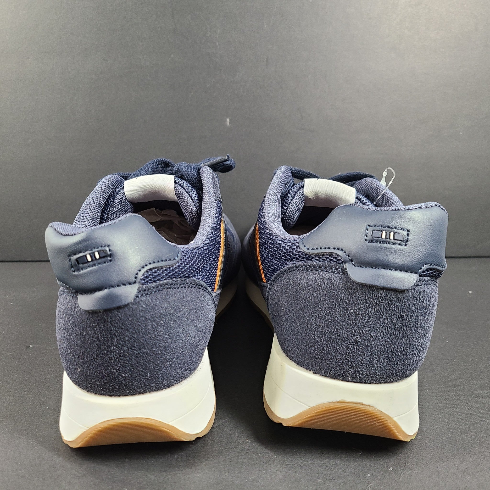 Nautica Men's Kelvin Sneakers Low Top Retro Comfort Cushioned Navy Sz 9.5