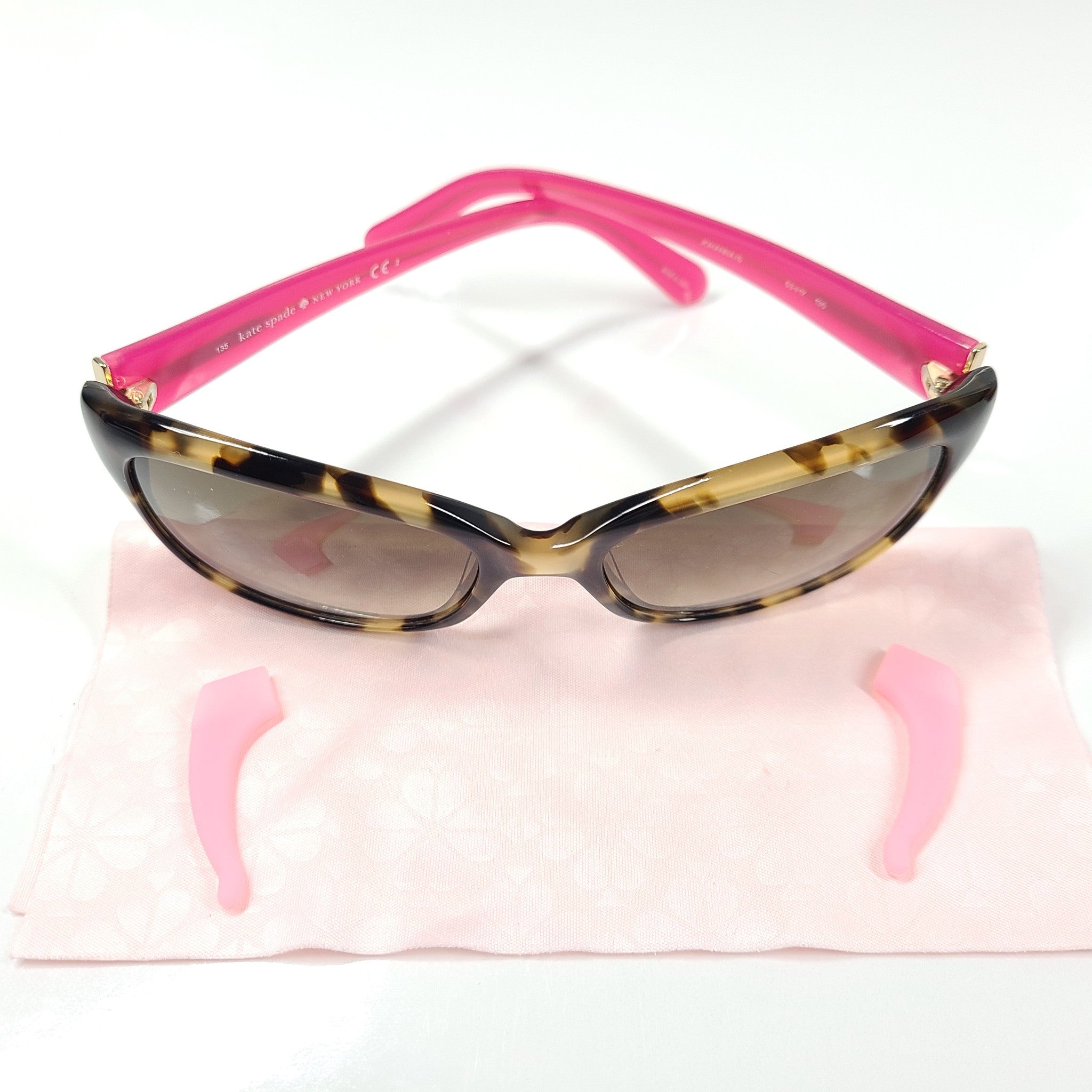 Kate Spade Johanna/S Pillow Sunglasses Camel Tortoise Lens Brown Gradient