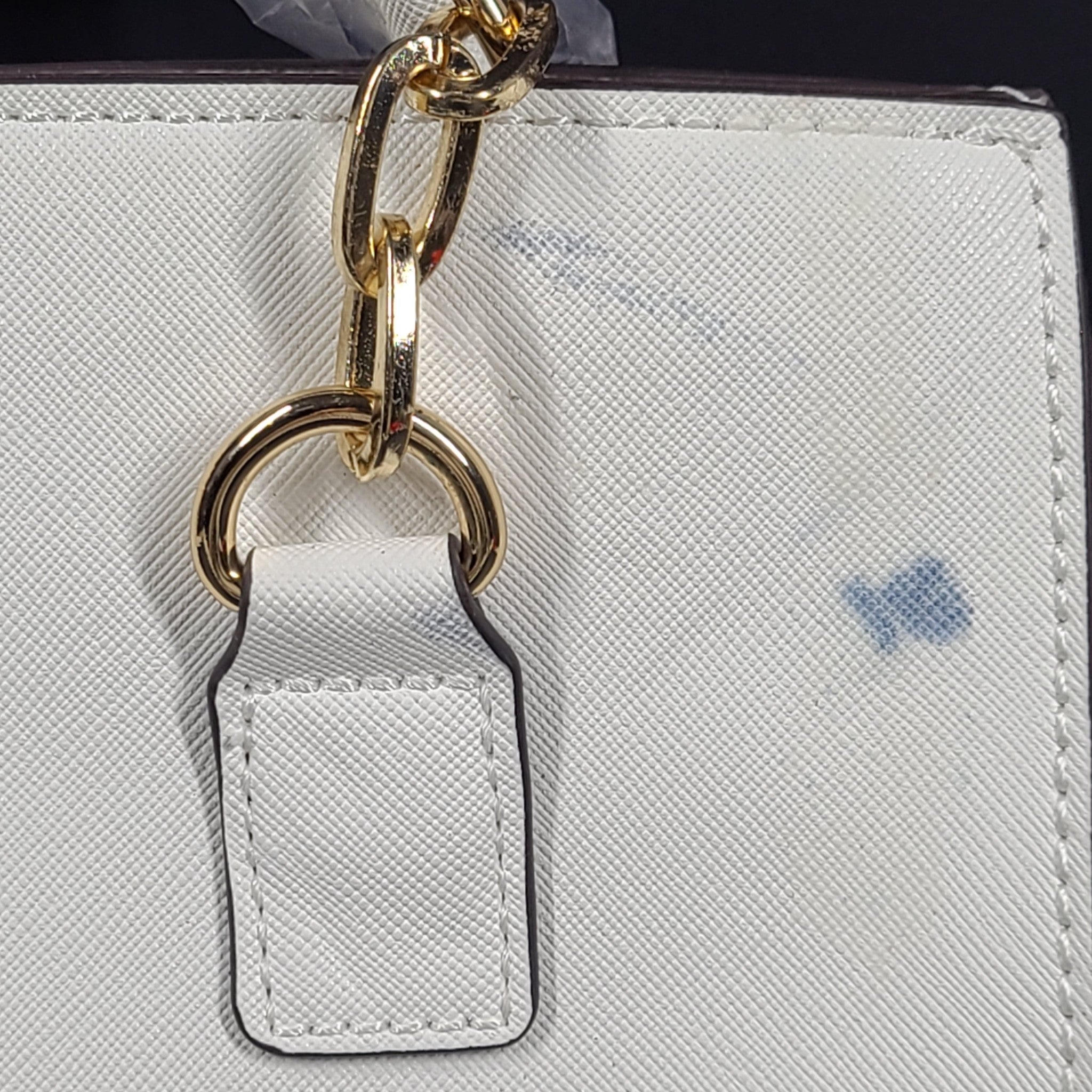 Aldo Women's Pitari Tote Bag Crossbody Strap Butterfly Embellishment White READ