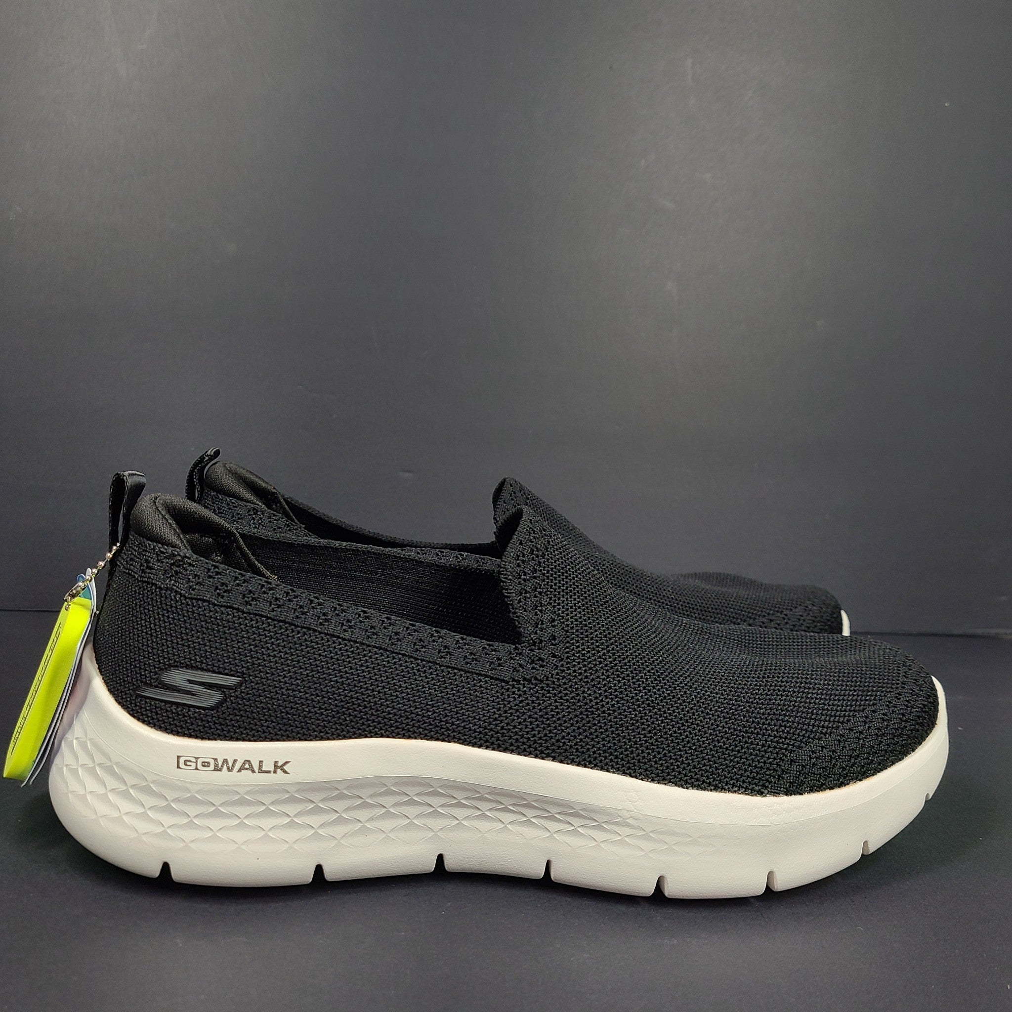 Skechers Women's Go Walk Flex Slip On Sneakers Lightweight Black Sz 10