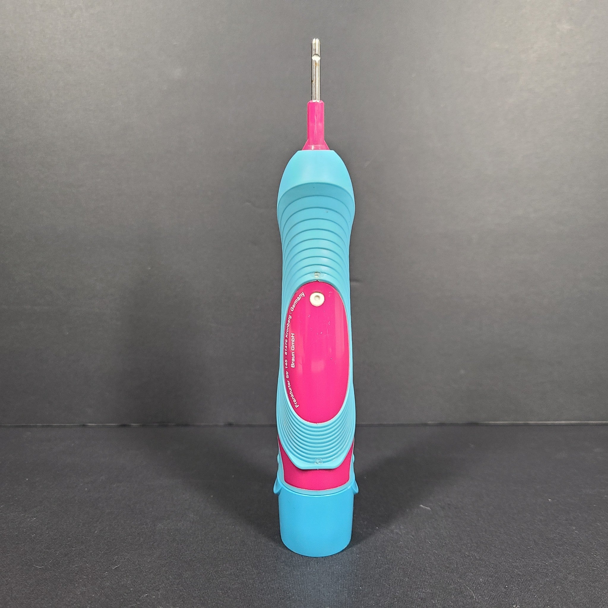 Braun Oral-B Electric 3744 Electric Toothbrush Handle Only Purple Blue