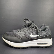 Nike Ladies Air Max 1 G Golf Shoes CI7736-001 Sneakers Black/White Sz 7