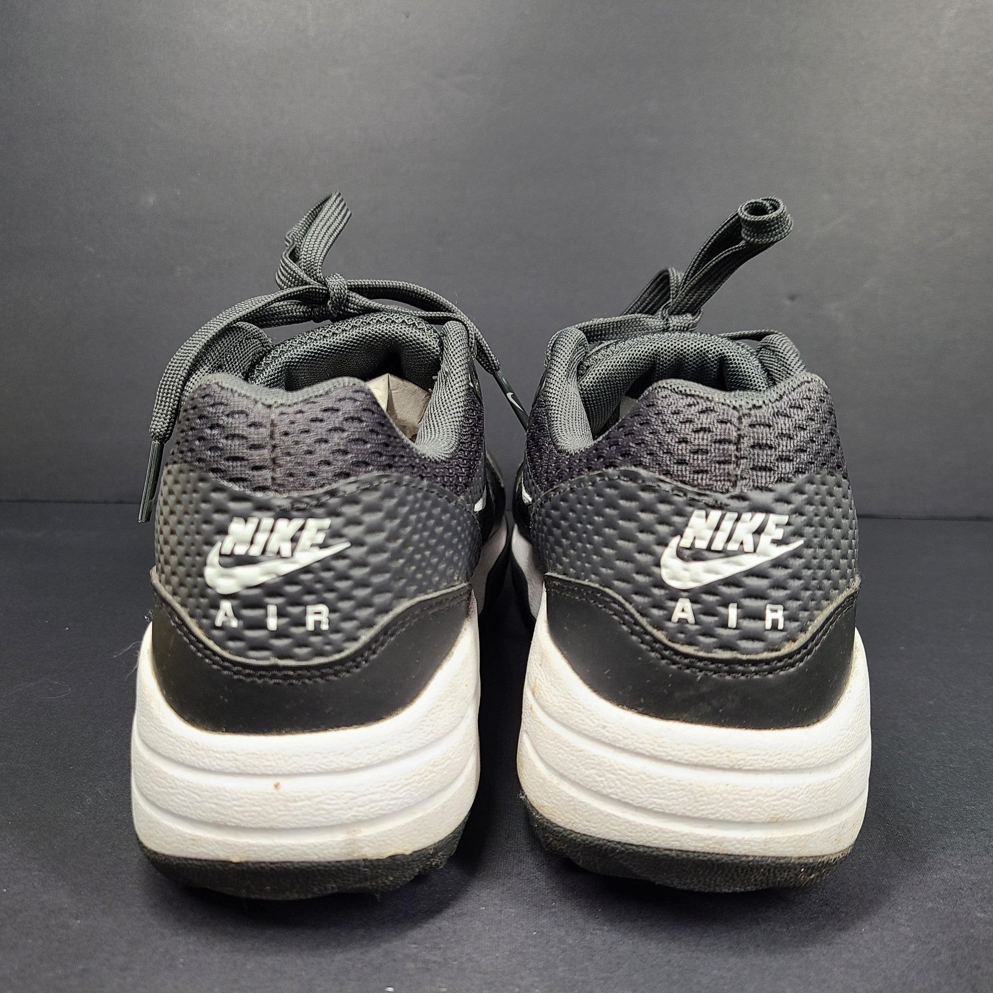 Nike Ladies Air Max 1 G Golf Shoes CI7736-001 Sneakers Black/White Sz 7