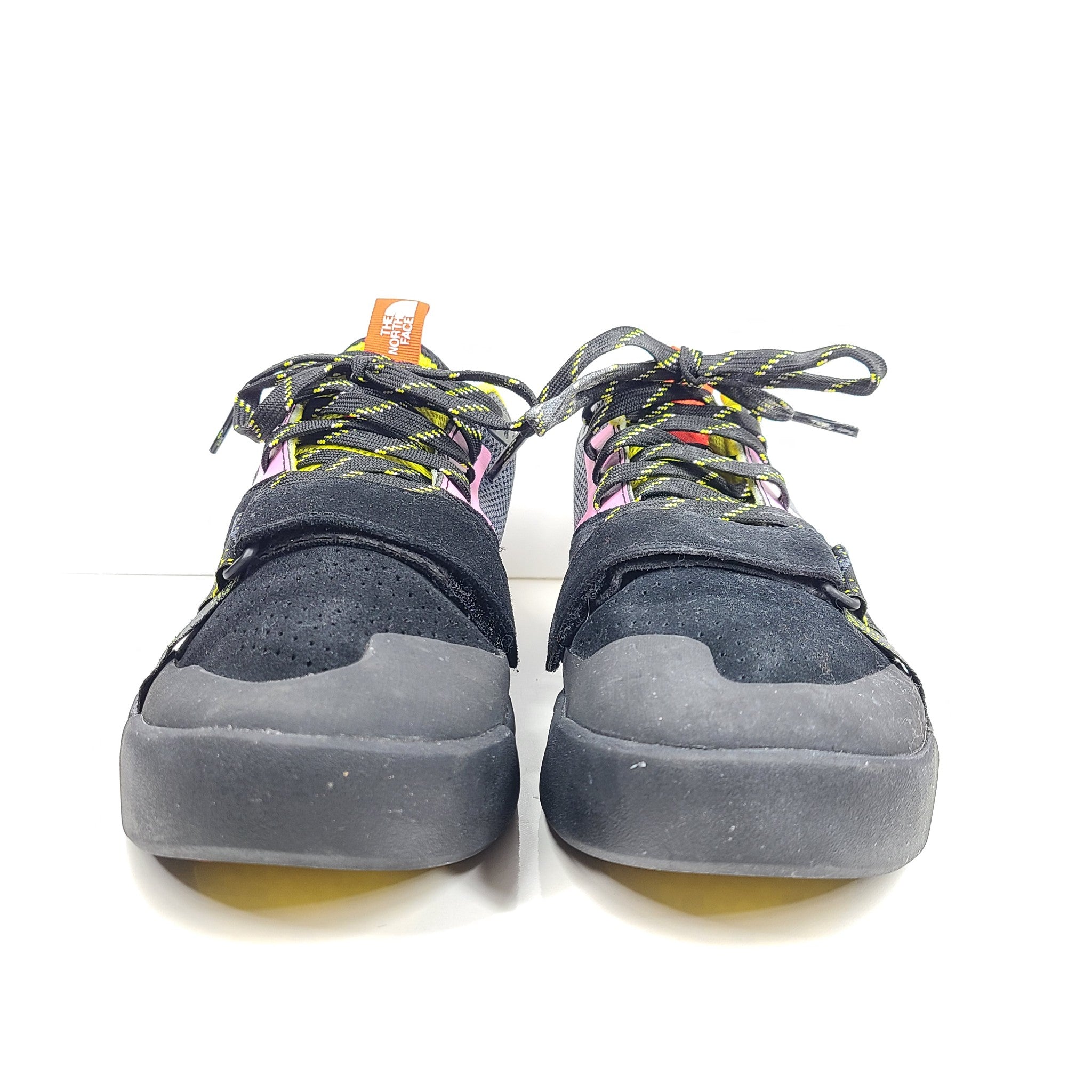 The North Face TNF Men's Larimer Lace Approach Shoe Black/Pink/Yellow Sz 8