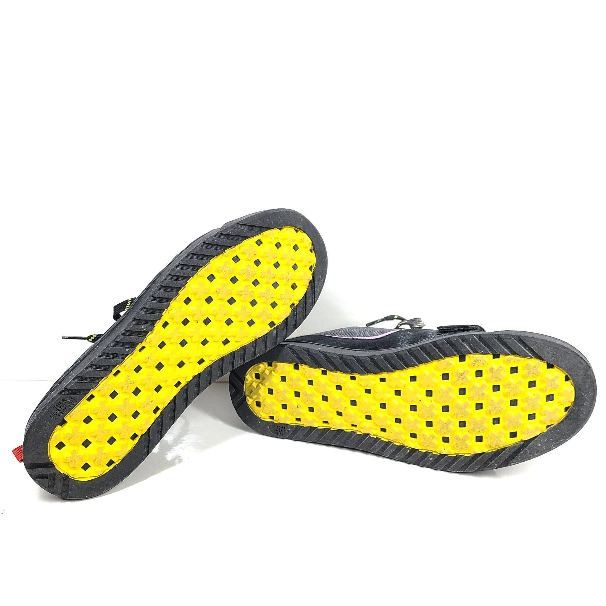 The North Face TNF Men's Larimer Lace Approach Shoe Black/Pink/Yellow Sz 8