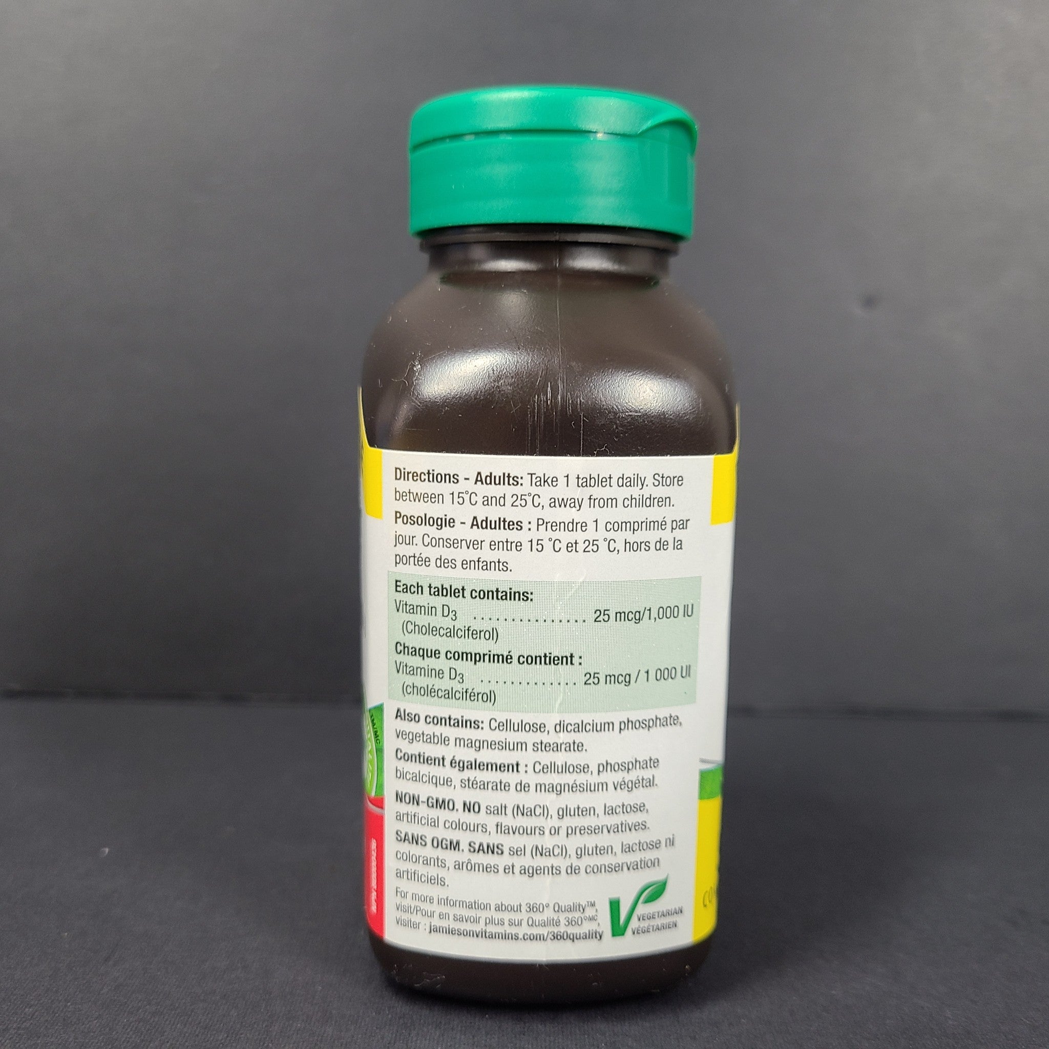 500 Tablets Jamieson Vitamin D3 1000IU Immune Bone Dental Support 07/27