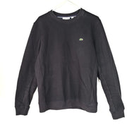 Lacoste Men's SH2518 Cotton Sweatshirt Crocodile Logo Black Size L (5)