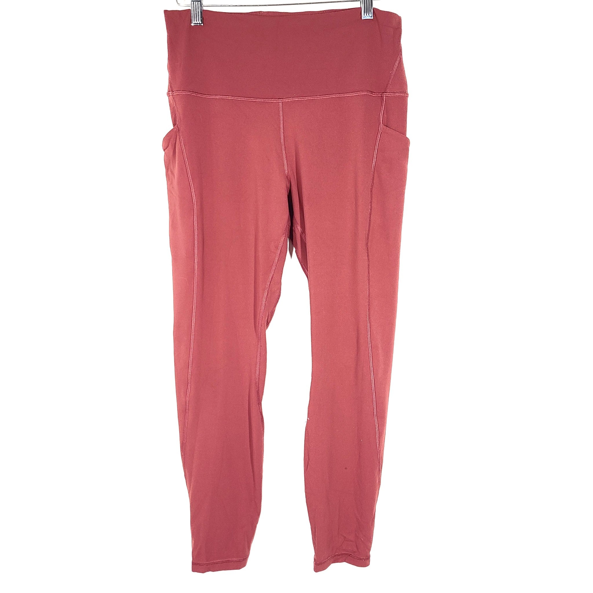 Lululemon Align High-Rise Pant with Pockets 25" Leggings Mulled Wine Sz 10