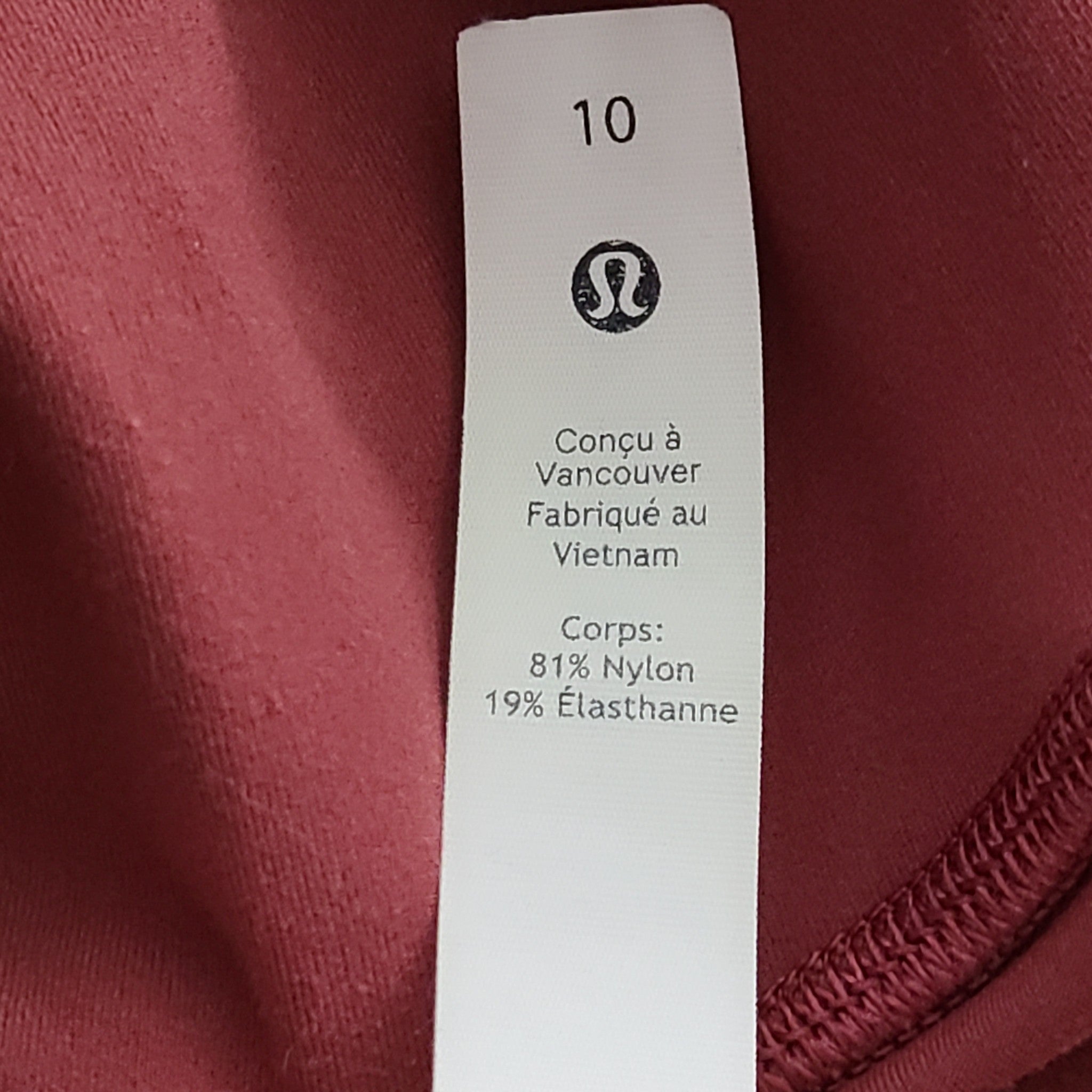 Lululemon Align High-Rise Pant with Pockets 25" Leggings Mulled Wine Sz 10